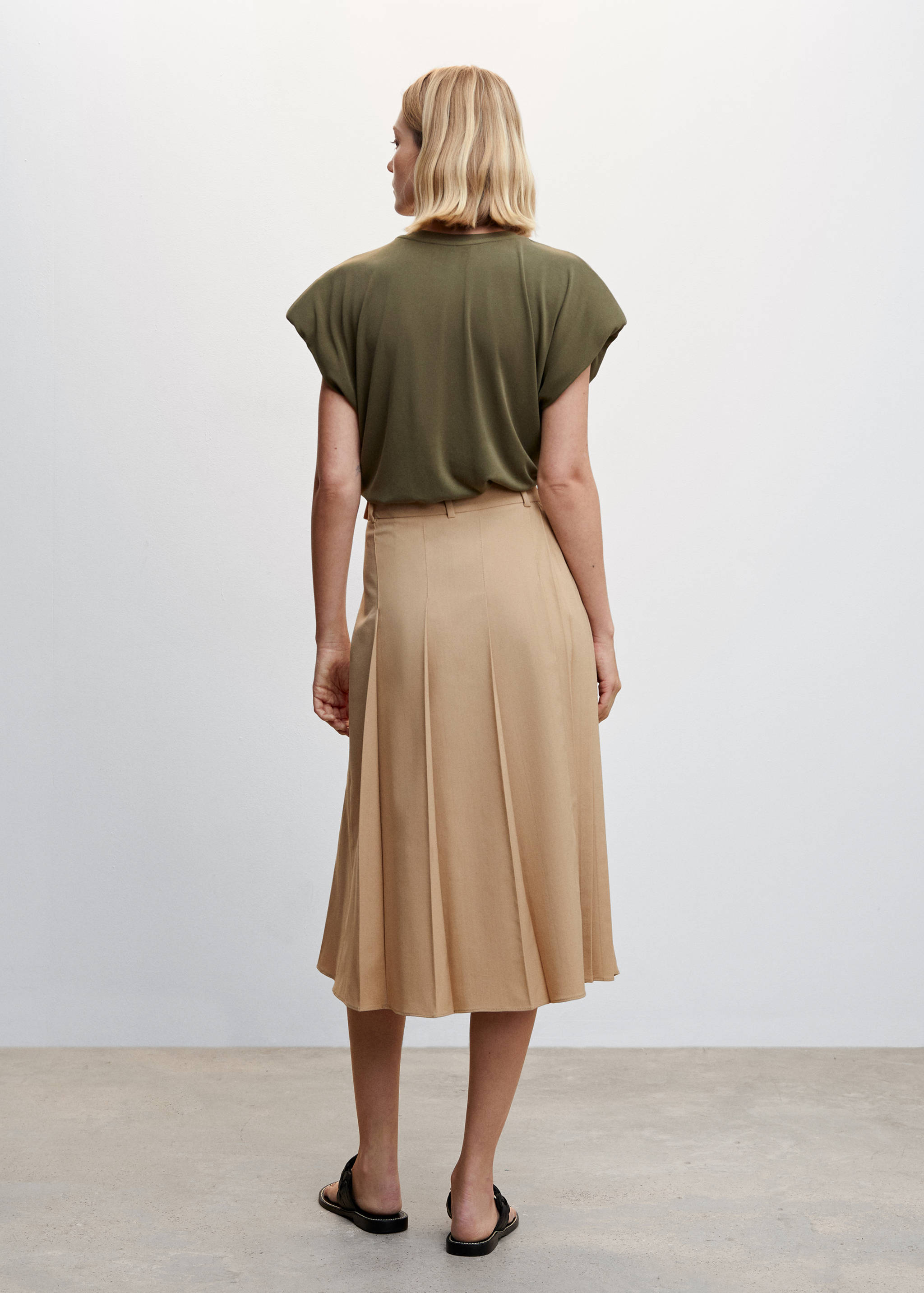 Oversized modal t-shirt - Reverse of the article