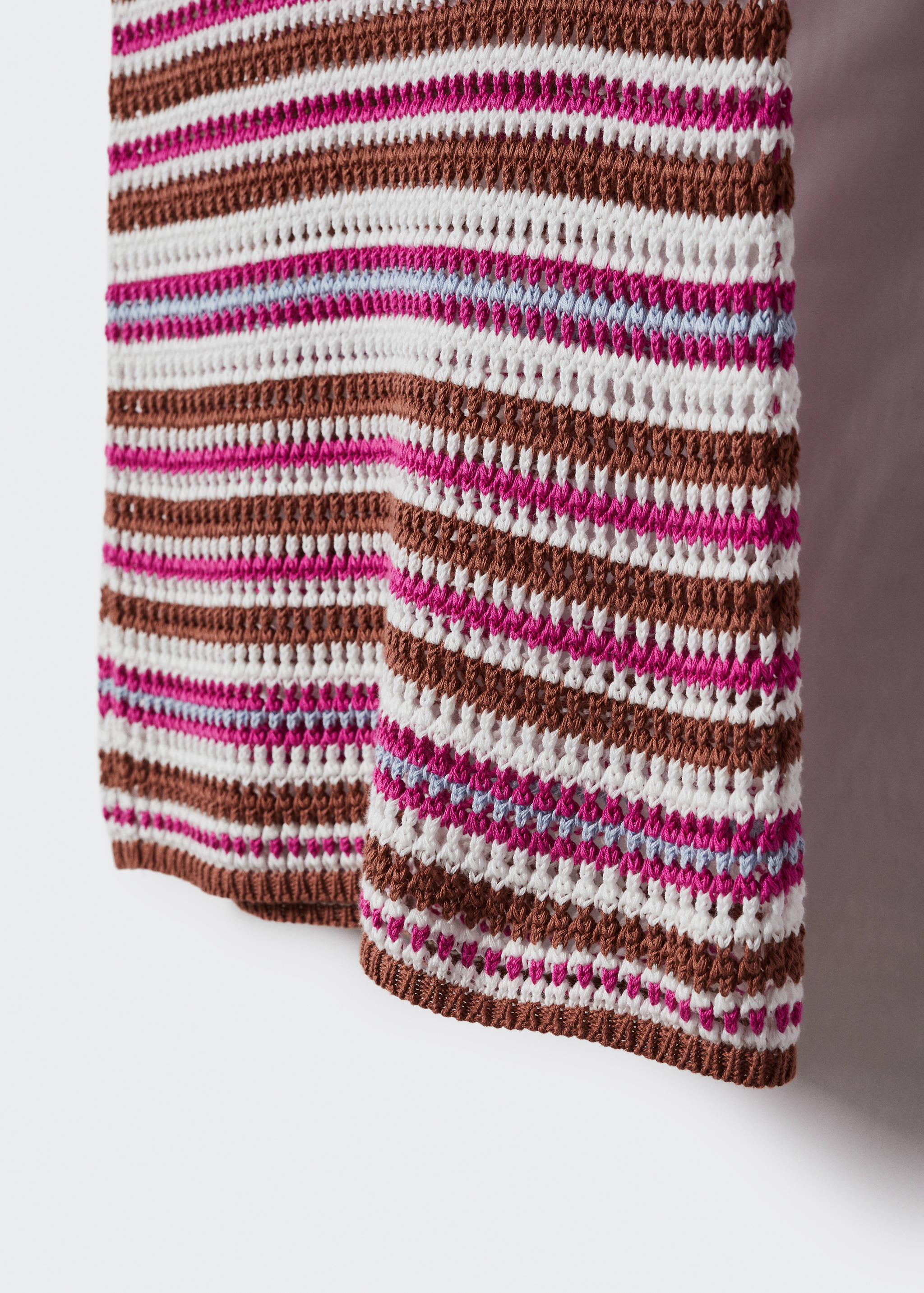 Striped knitted mini-skirt - Details of the article 8