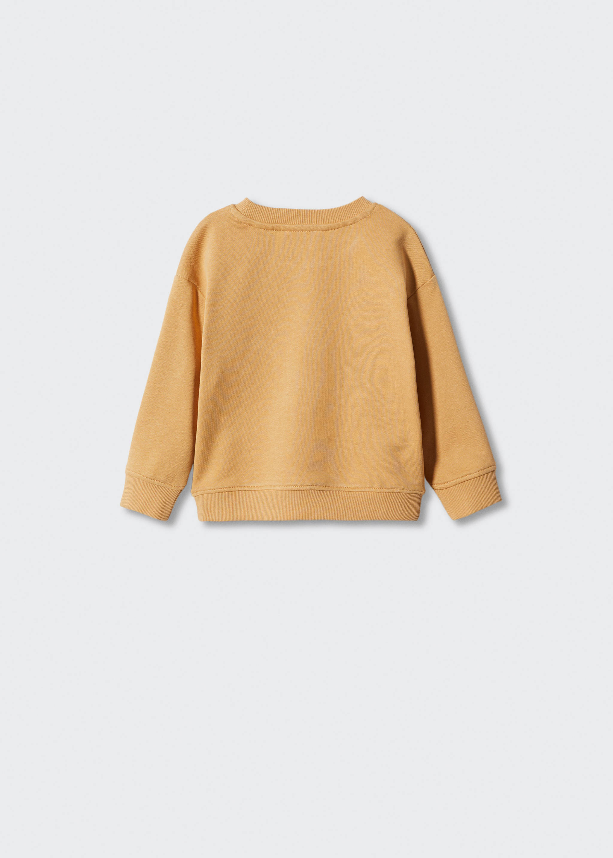 Printed cotton sweatshirt - Reverse of the article