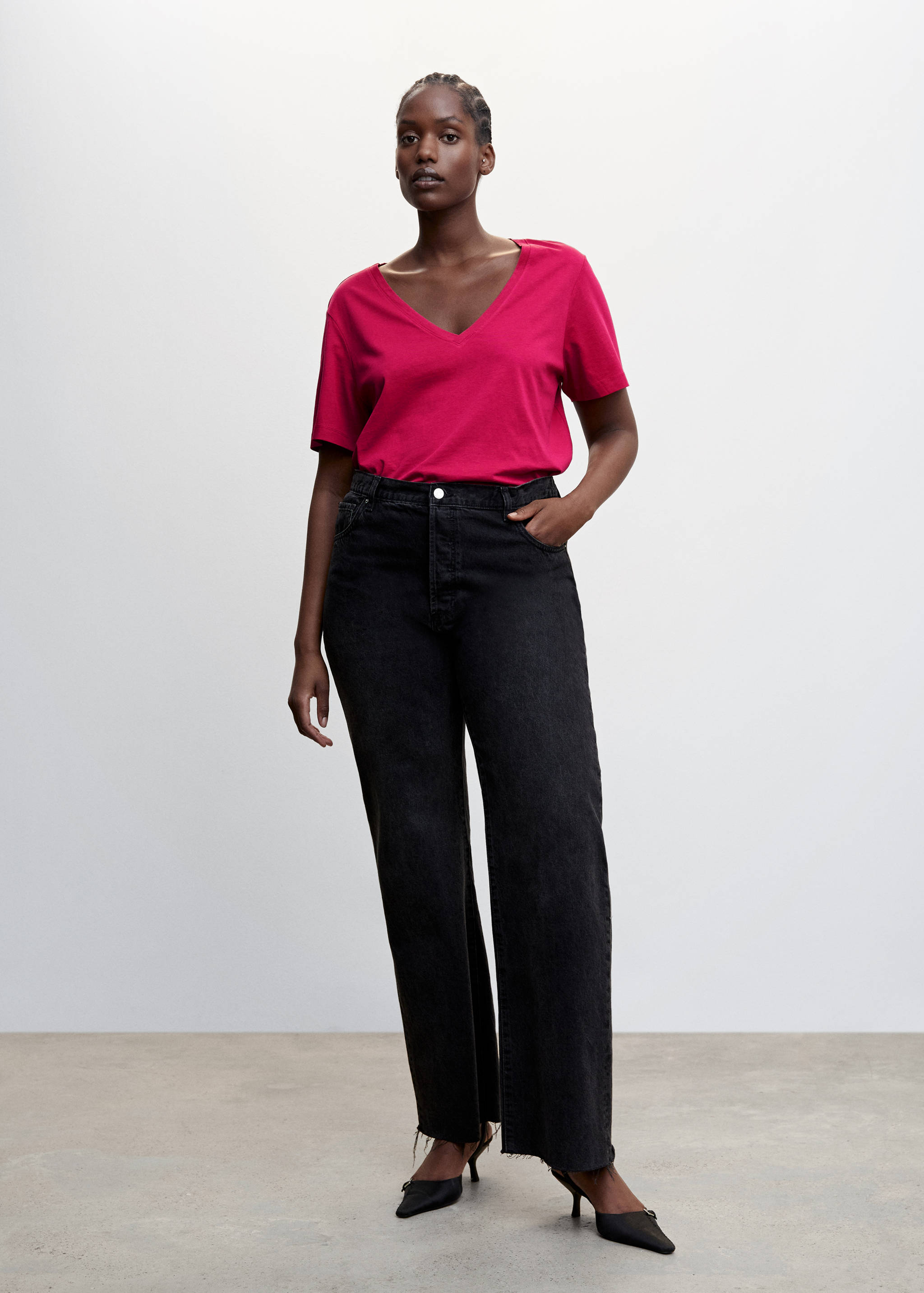 Samarreta bàsica barreja cotó - Detall de l'article 3