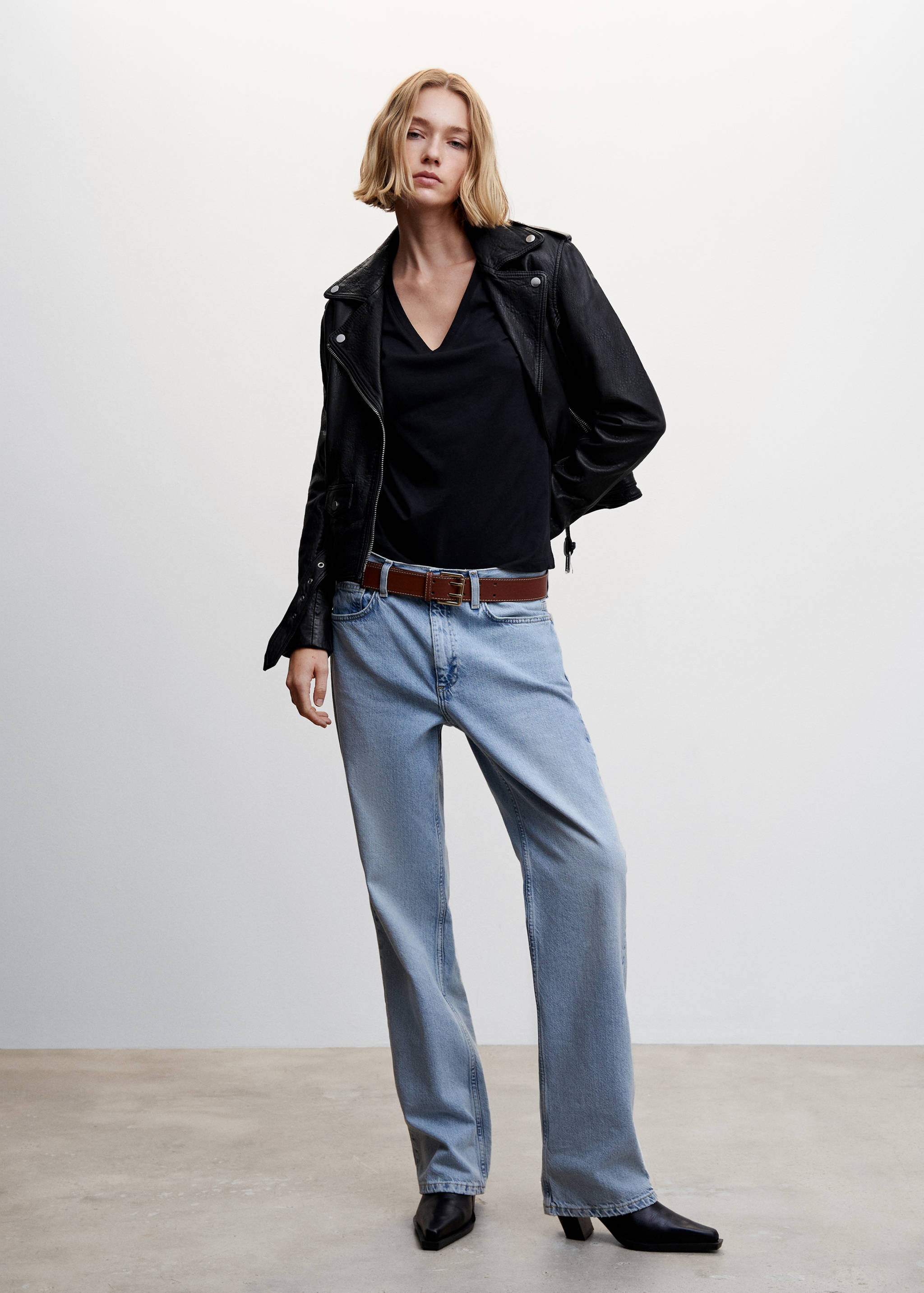 Samarreta bàsica barreja cotó - Pla general