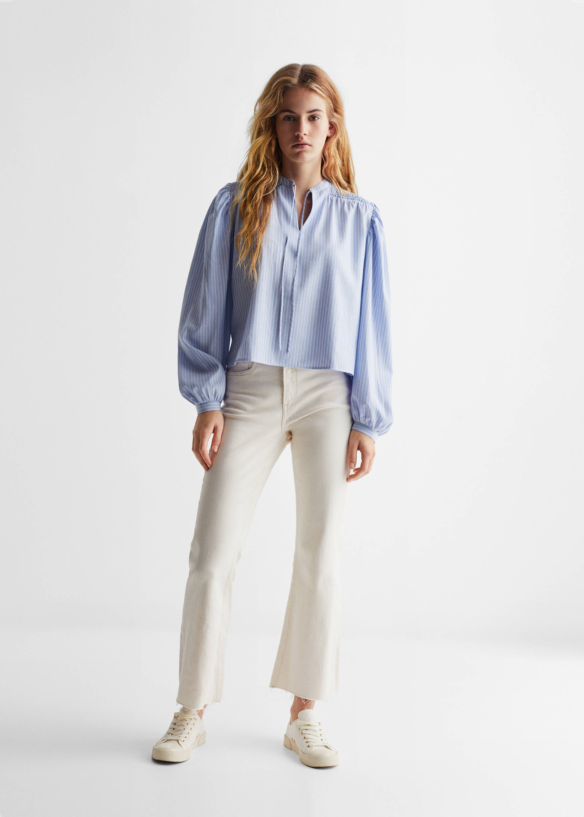Cropped blouse - General plane