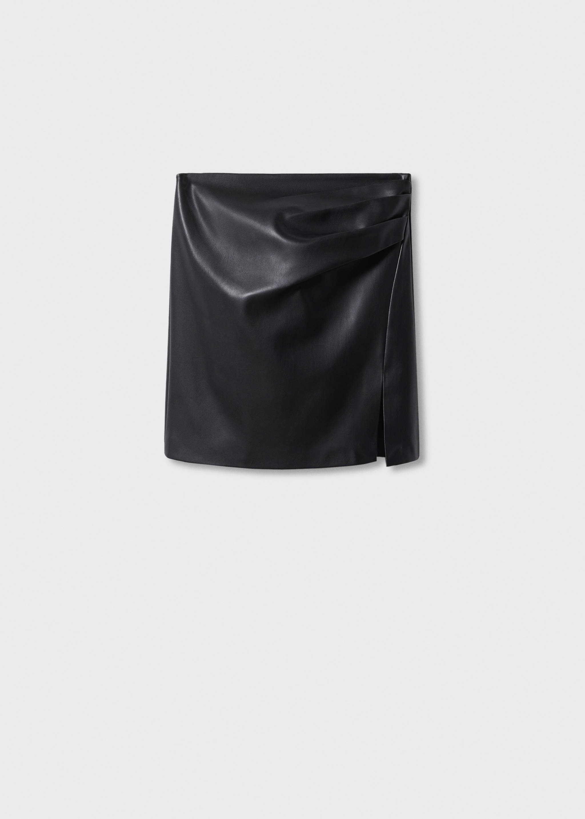 Leather-effect mini-skirt - Article without model