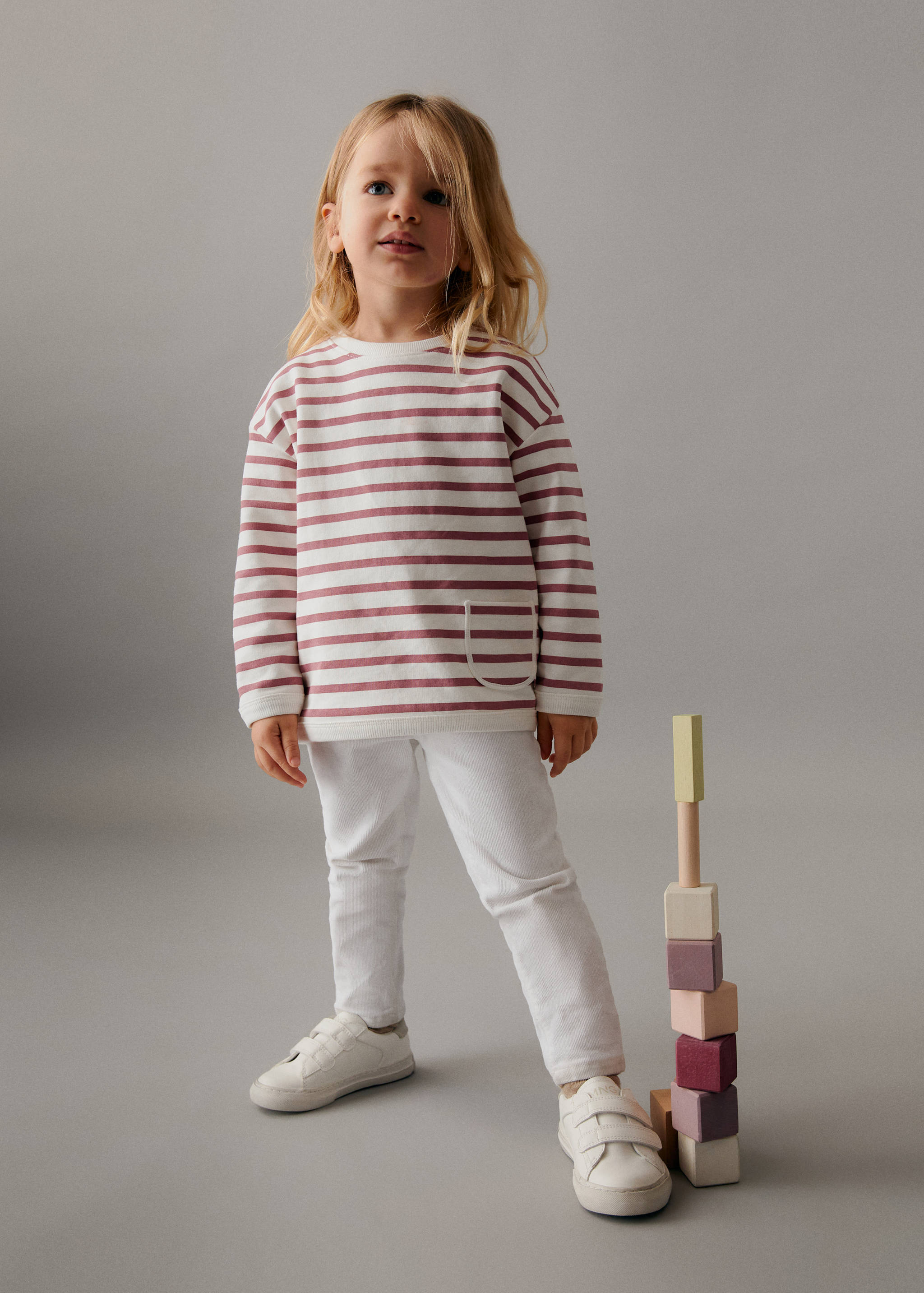 Dessuadora cotó ratlles - Pla general