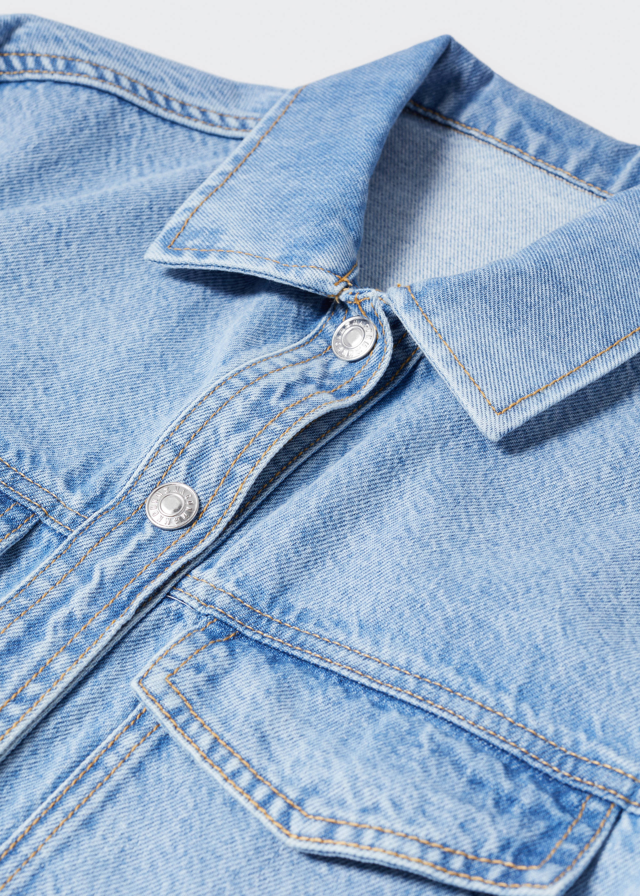 Medium denim overshirt - Details of the article 8
