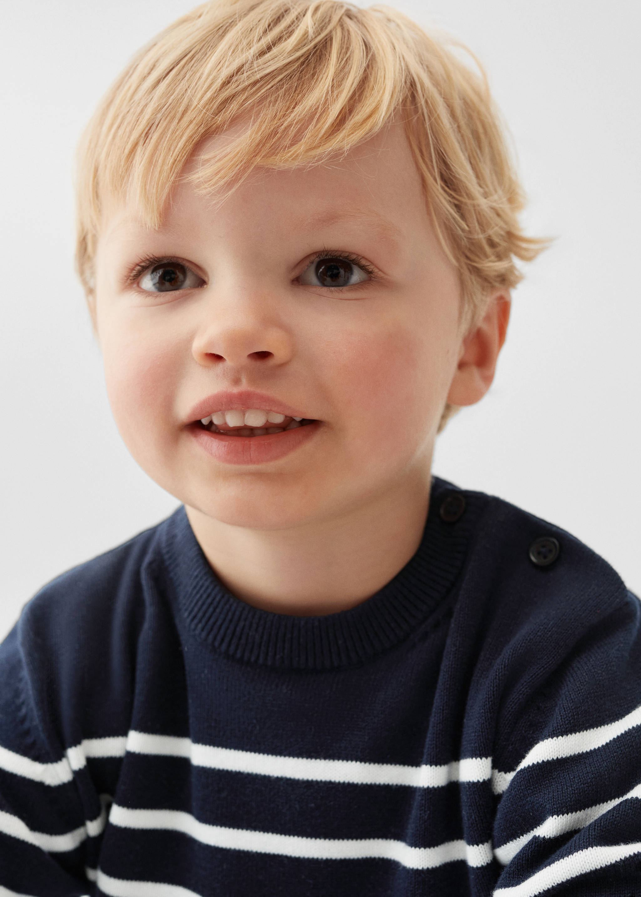 Pull-over à rayures coton - Détail de l'article 1