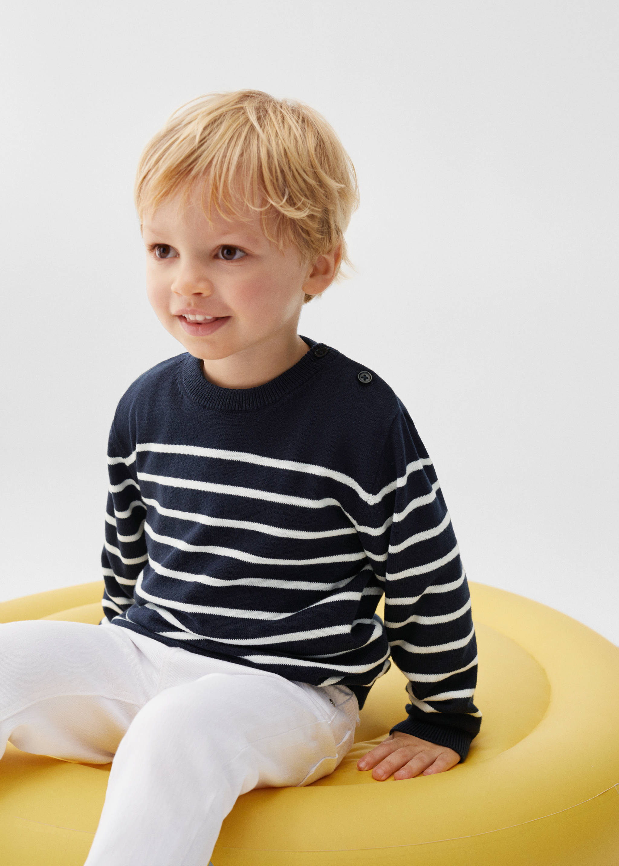 Pull-over à rayures coton - Détail de l'article 2