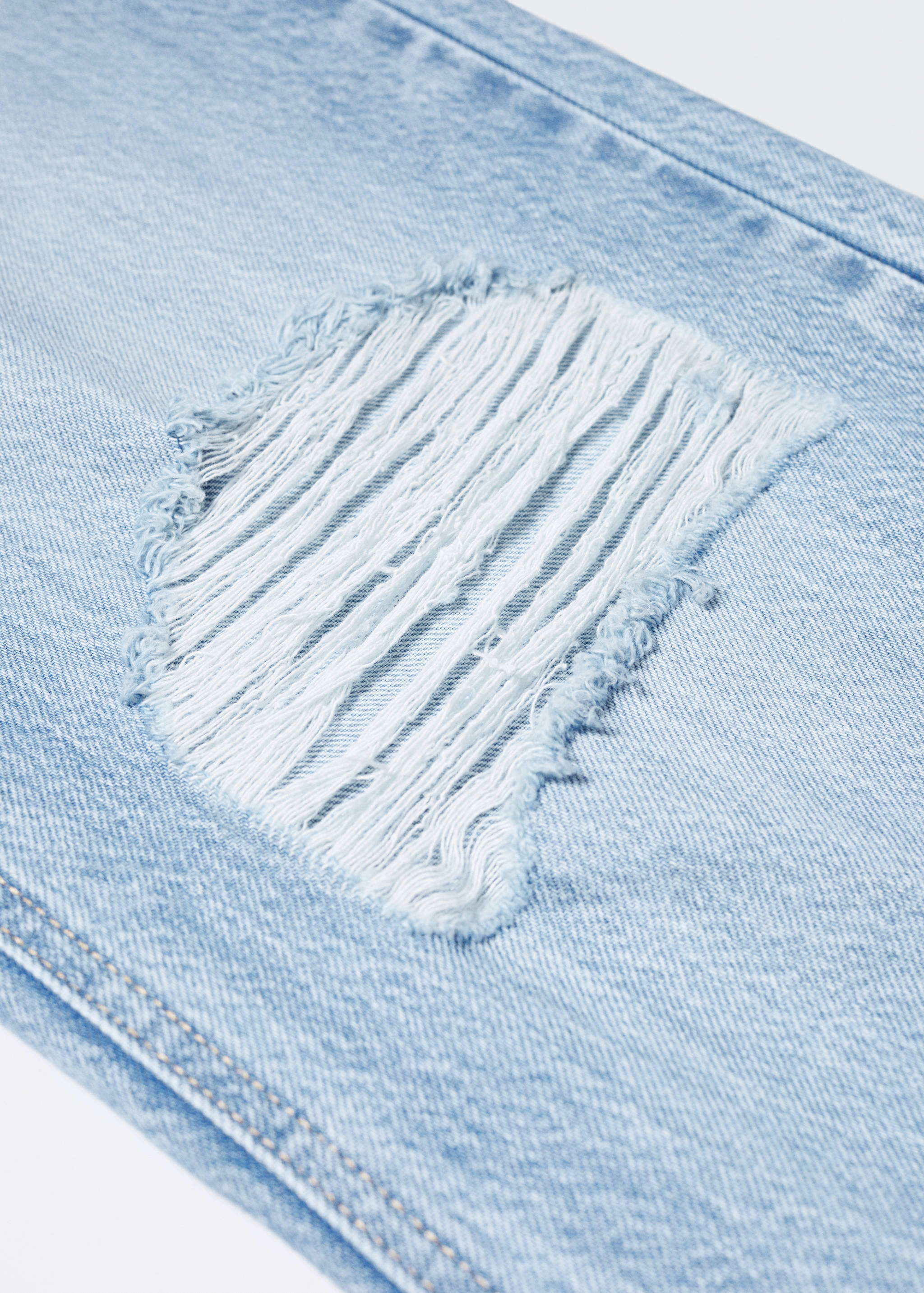 Džíny se širokými nohavicemi a dekorativním roztrháním - Detail zboží 8