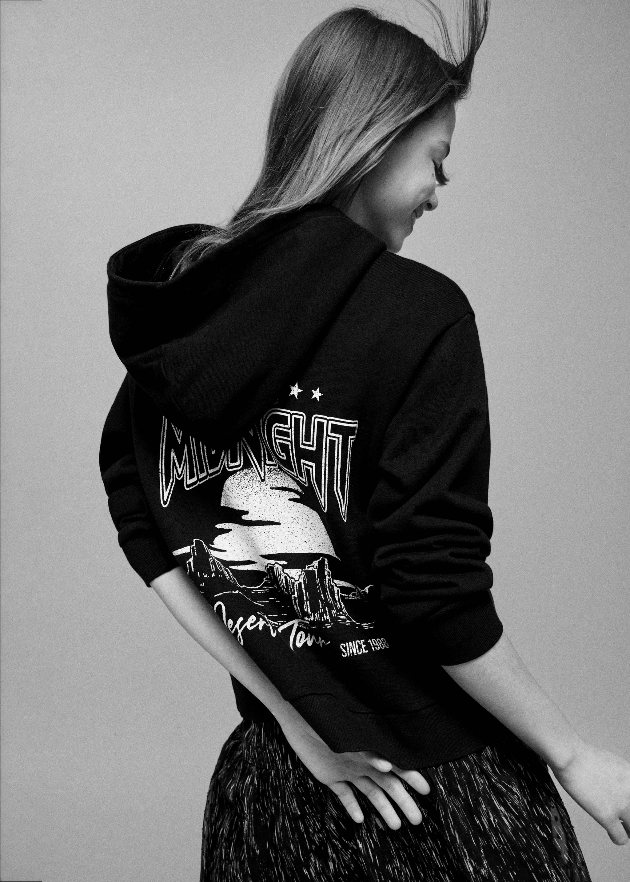 Printed cotton sweatshirt - Details of the article 5