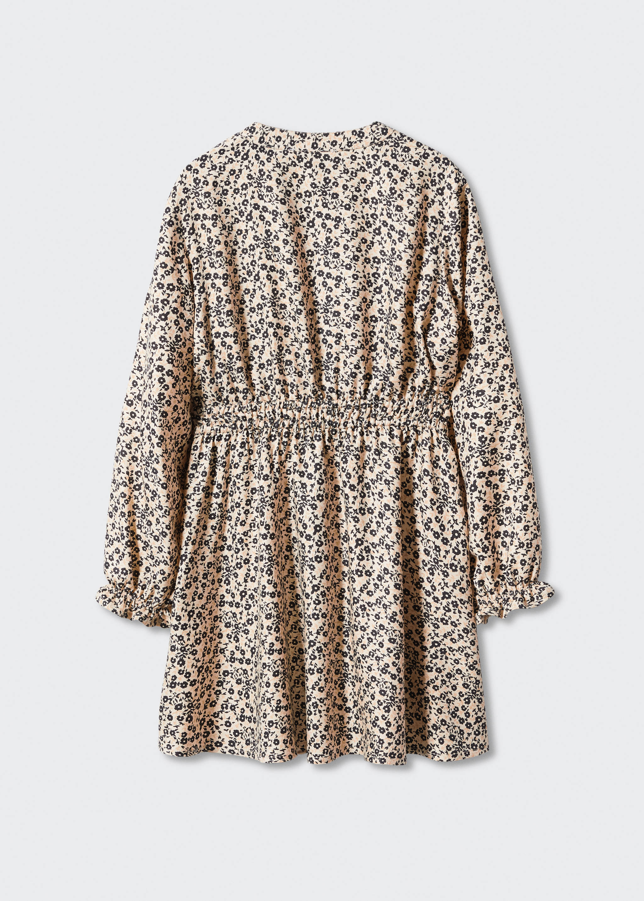 Kleid mit Blumenmuster - Rückseite des Artikels