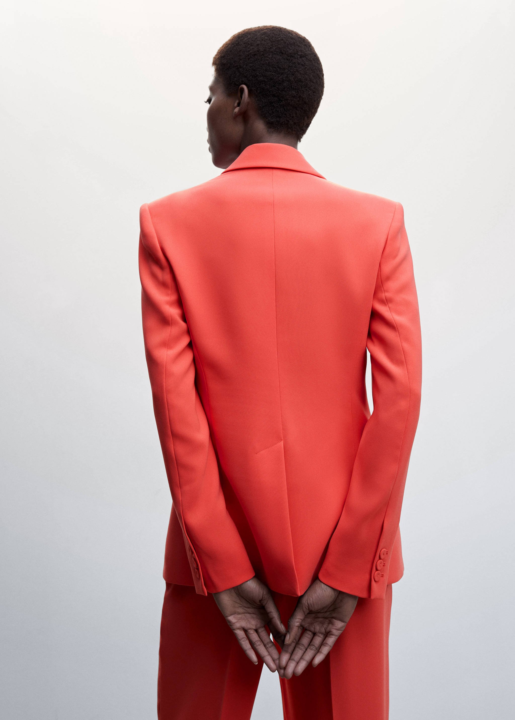 Suit jacket with buttons  - Reverse of the article