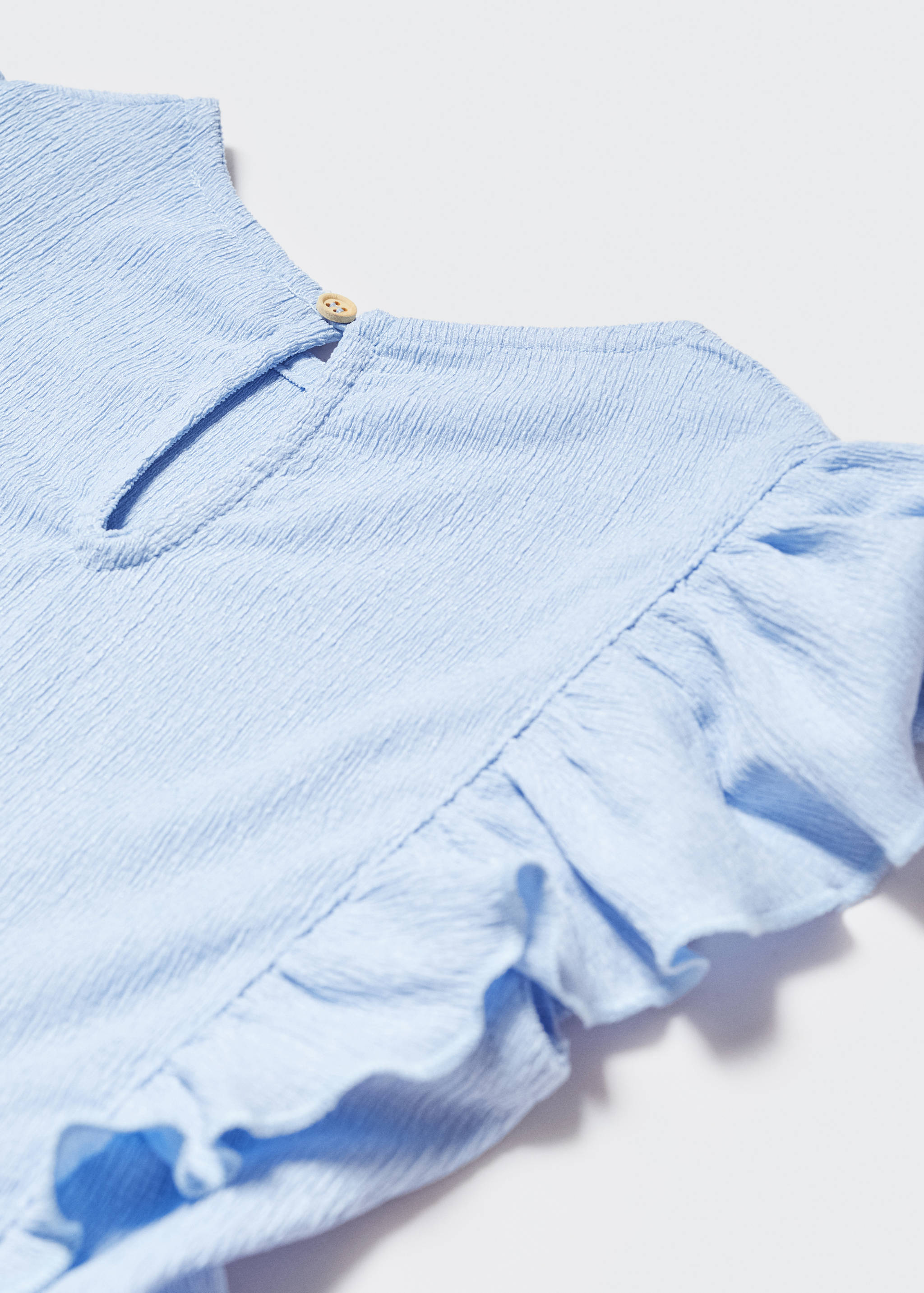 Textured ruffled dress - Details of the article 8