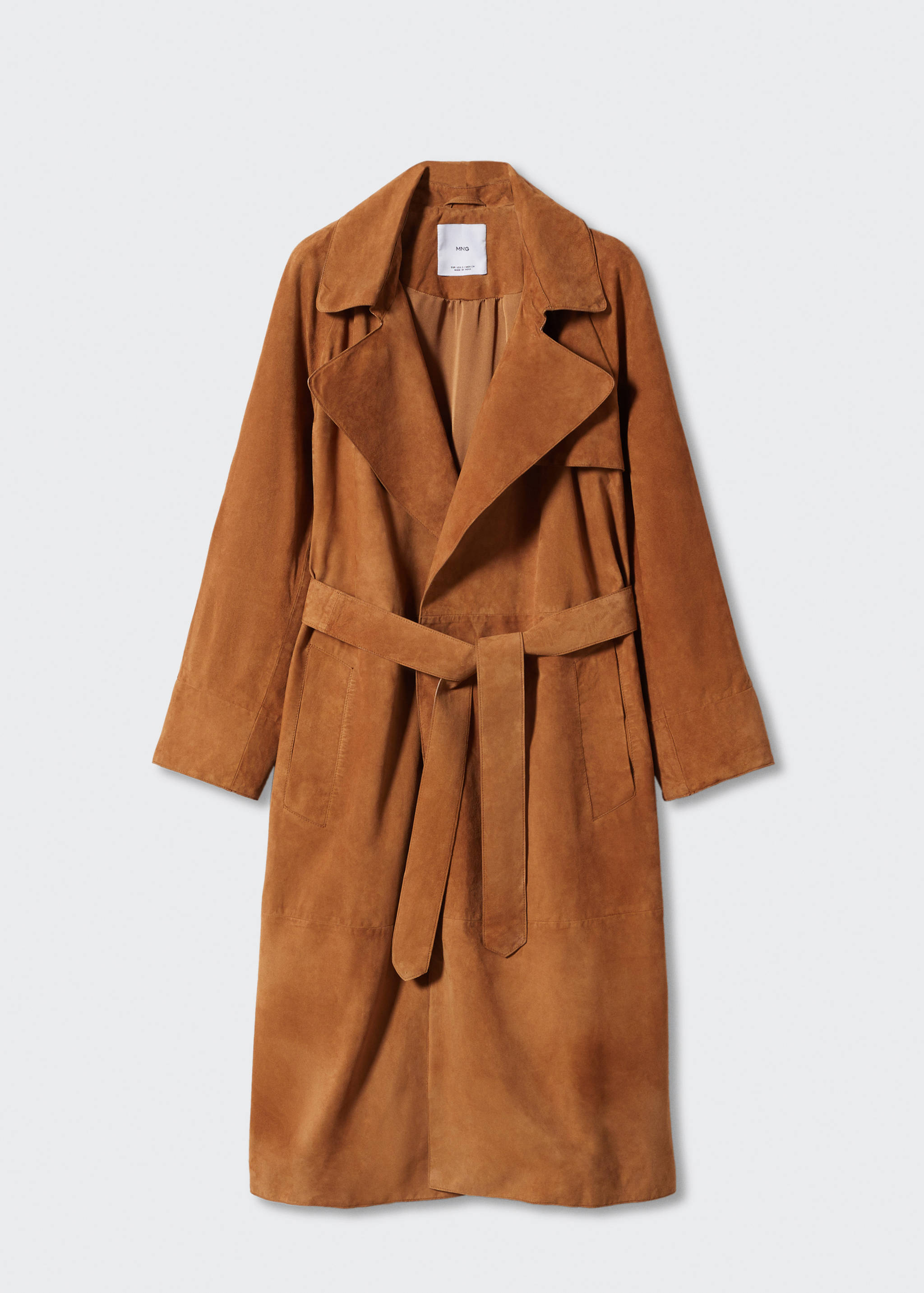 100% leather trench coat - Article without model