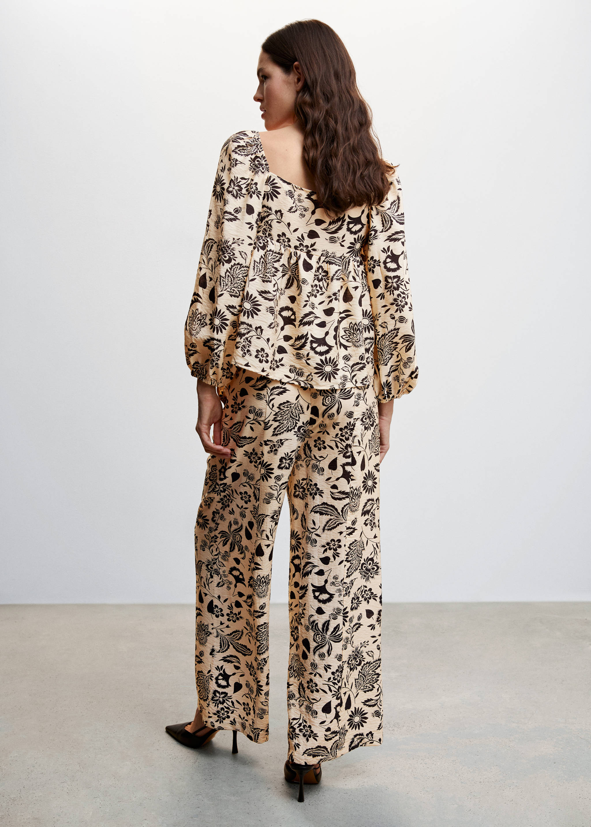 Pantalon fluide texturé - Verso de l’article