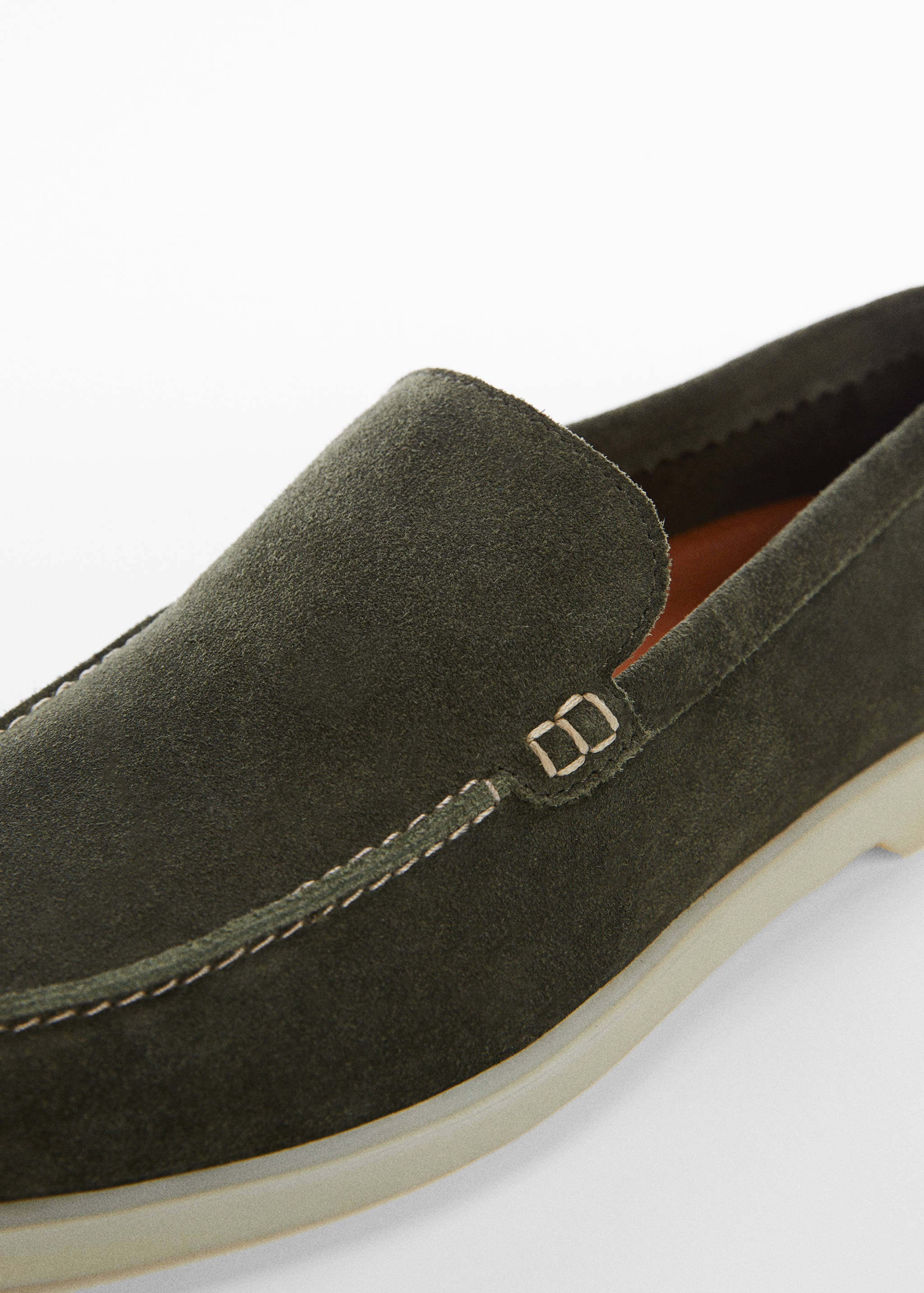 Suede leather loafers - Details of the article 1