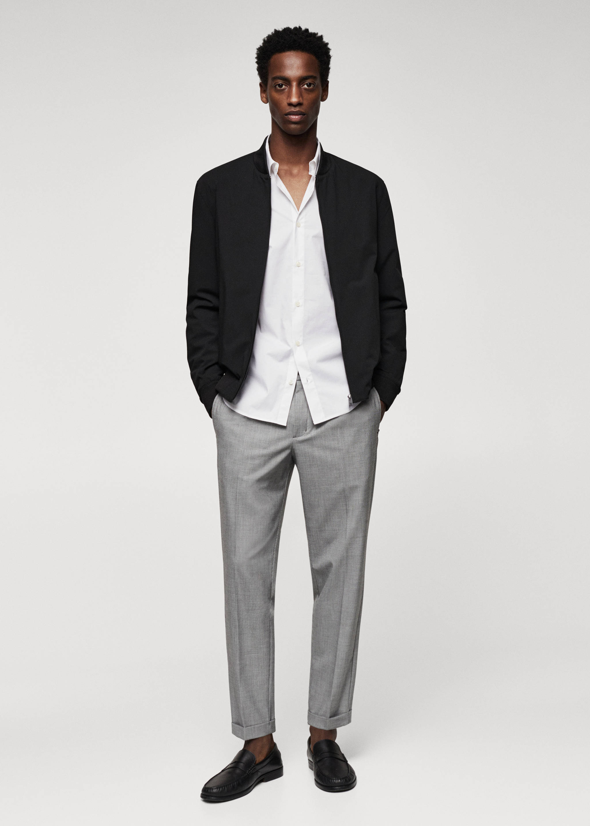 Regular fit cotton shirt - General plane