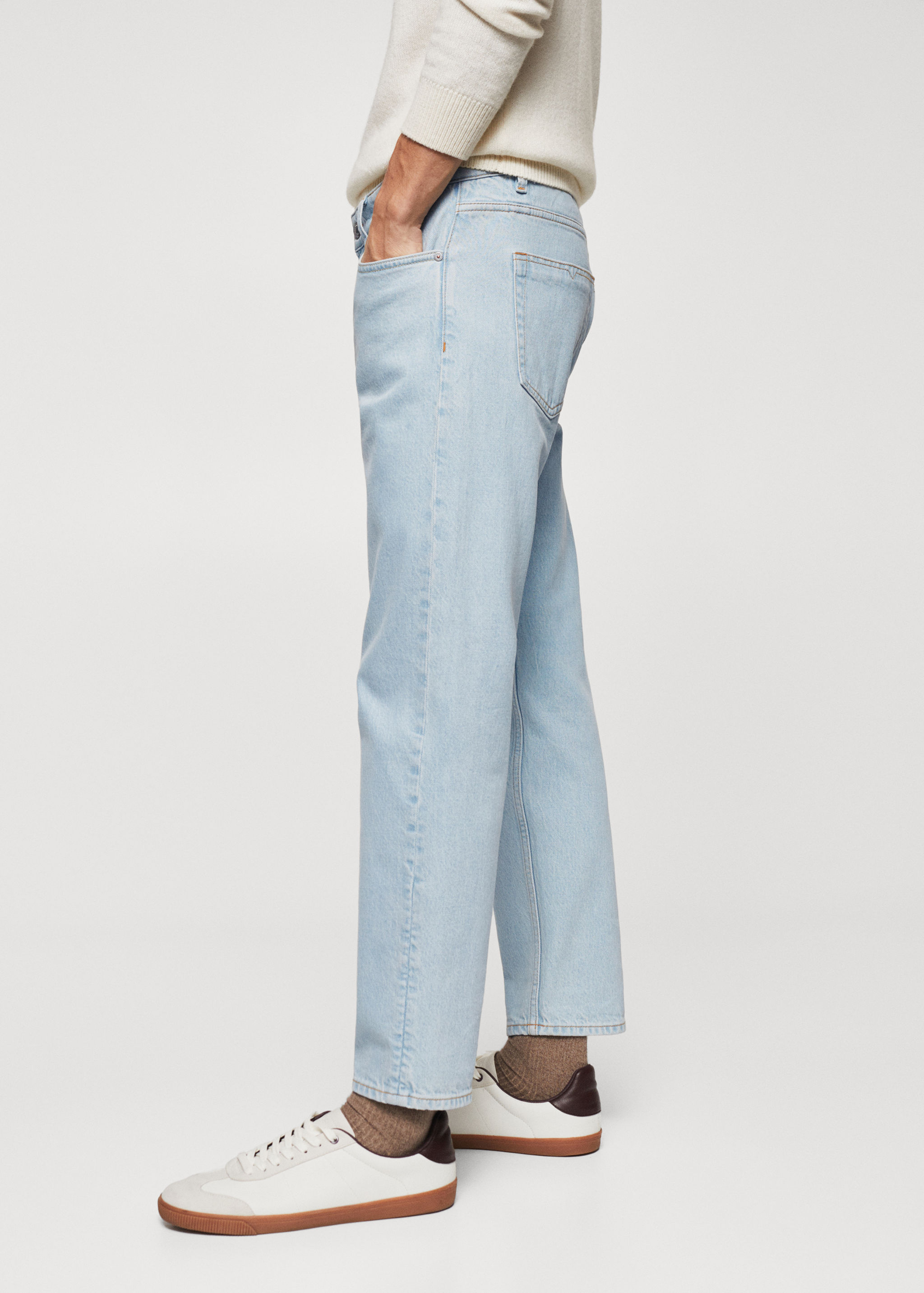 Jeans Ben tapered e cropped - Pormenor do artigo 4