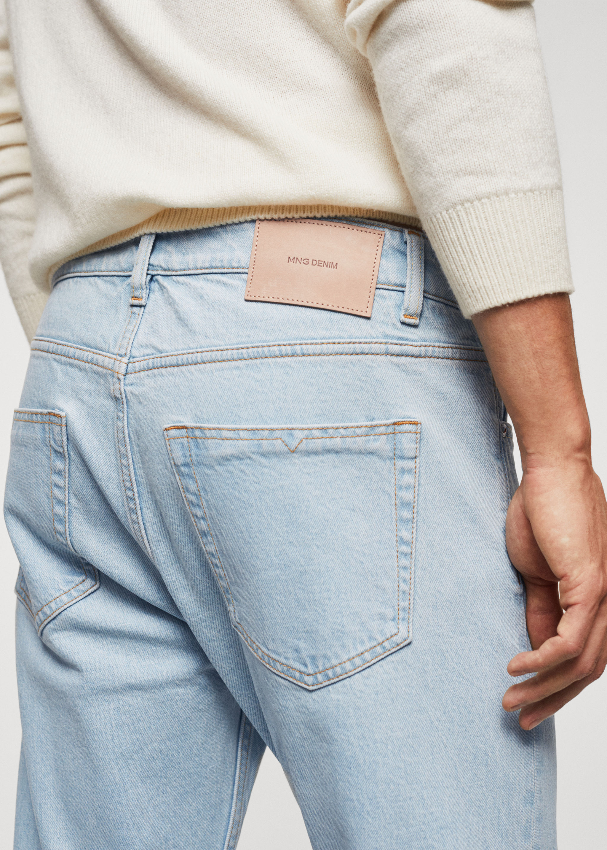 Jeans Ben tapered e cropped - Pormenor do artigo 6