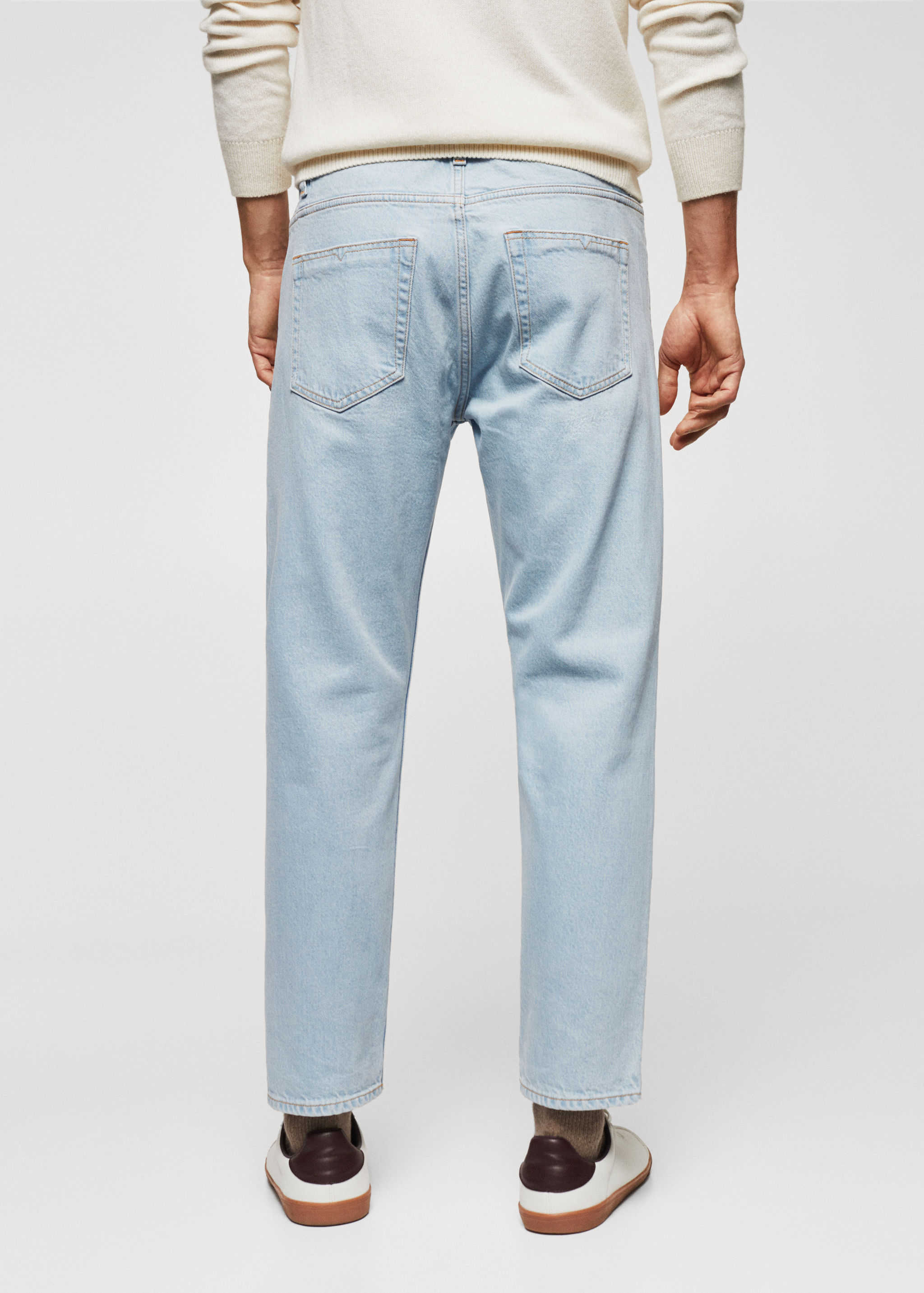 Jeans Ben tapered e cropped - Verso do artigo