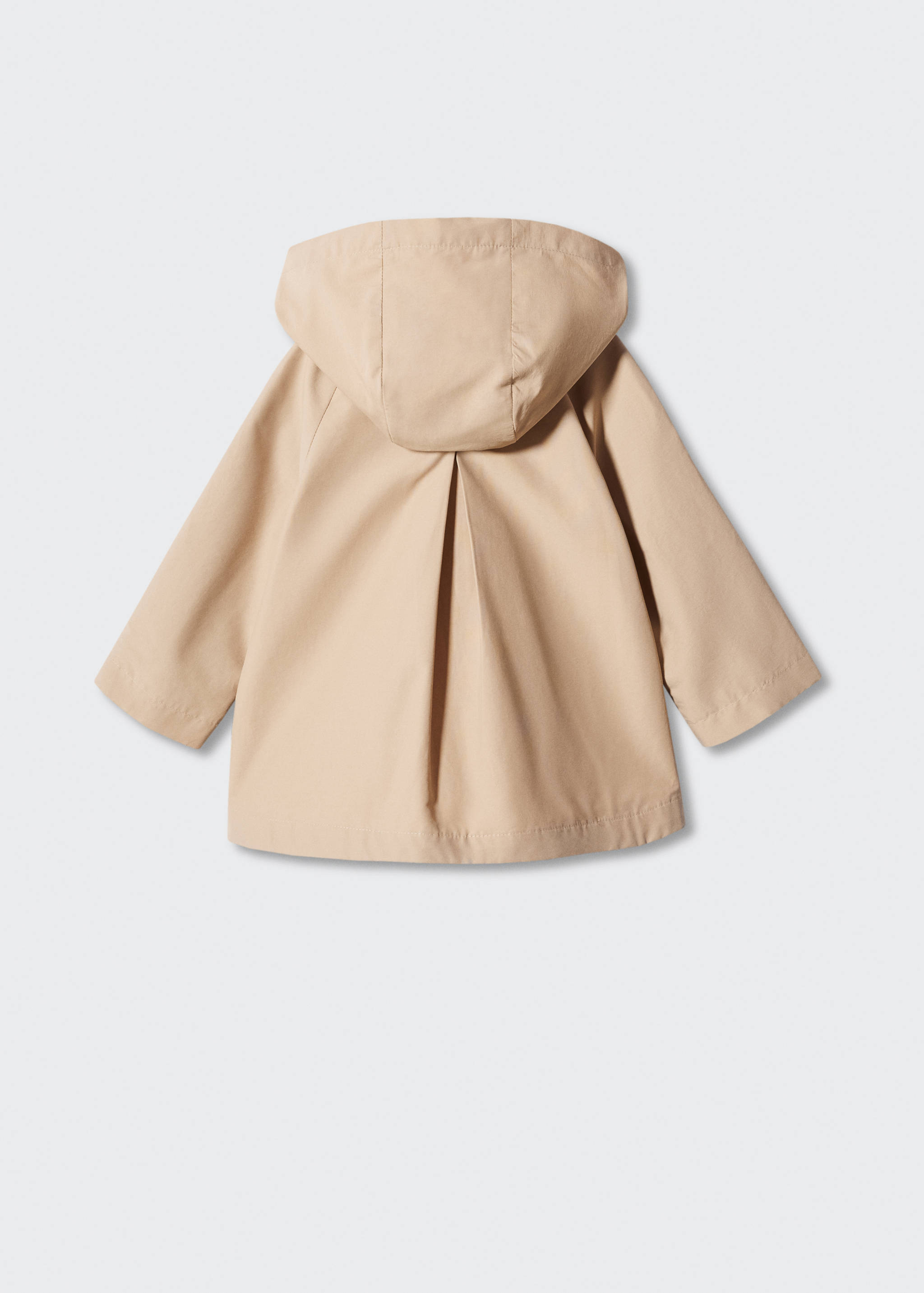 Hooded trench - Reverse of the article