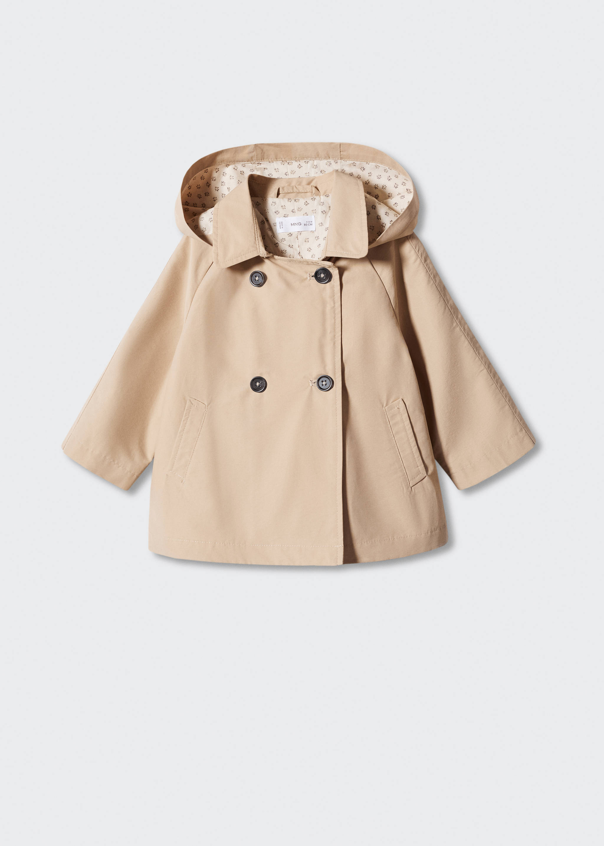 Hooded trench - Article without model