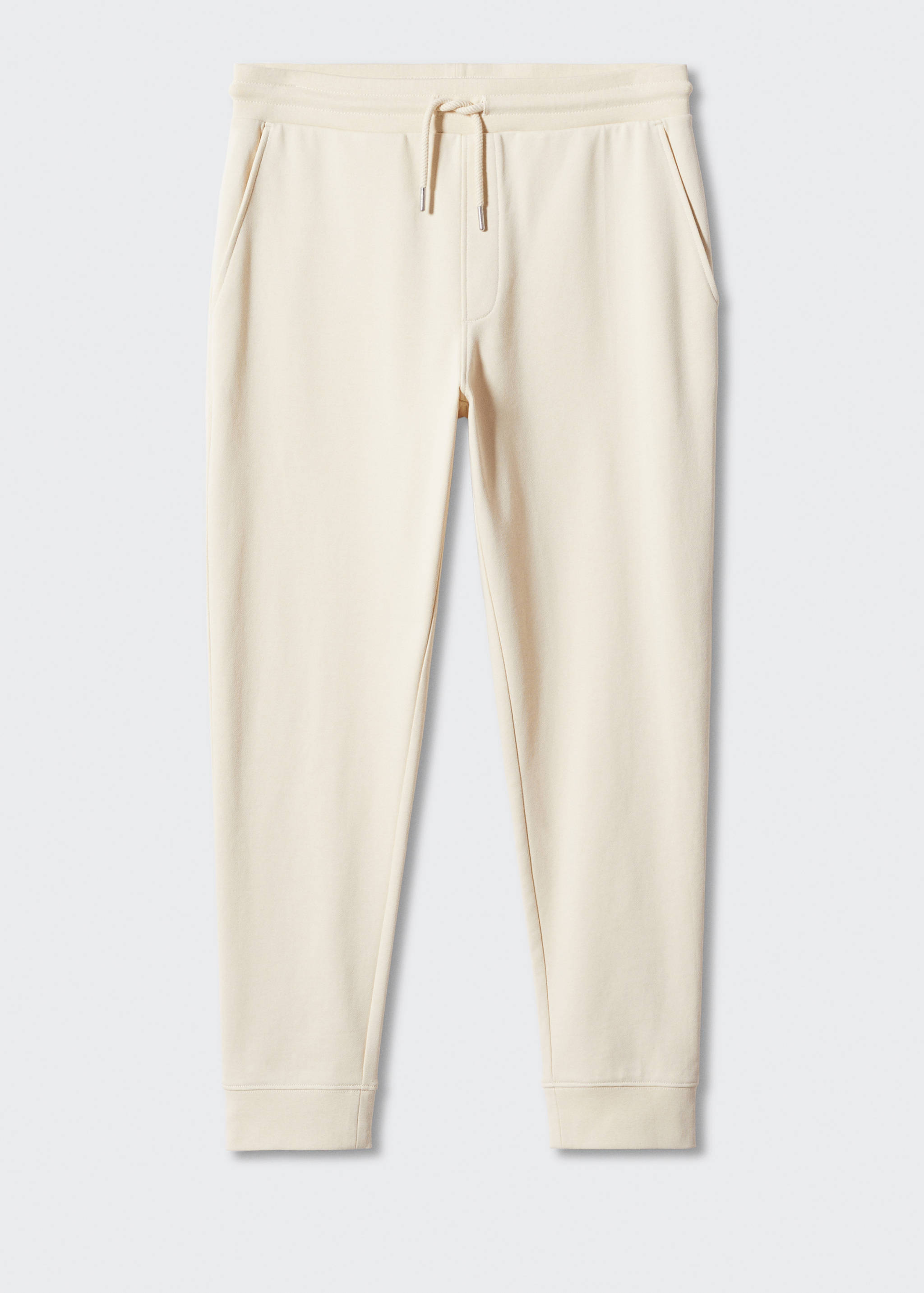 Cotton jogger-style trousers - Article without model