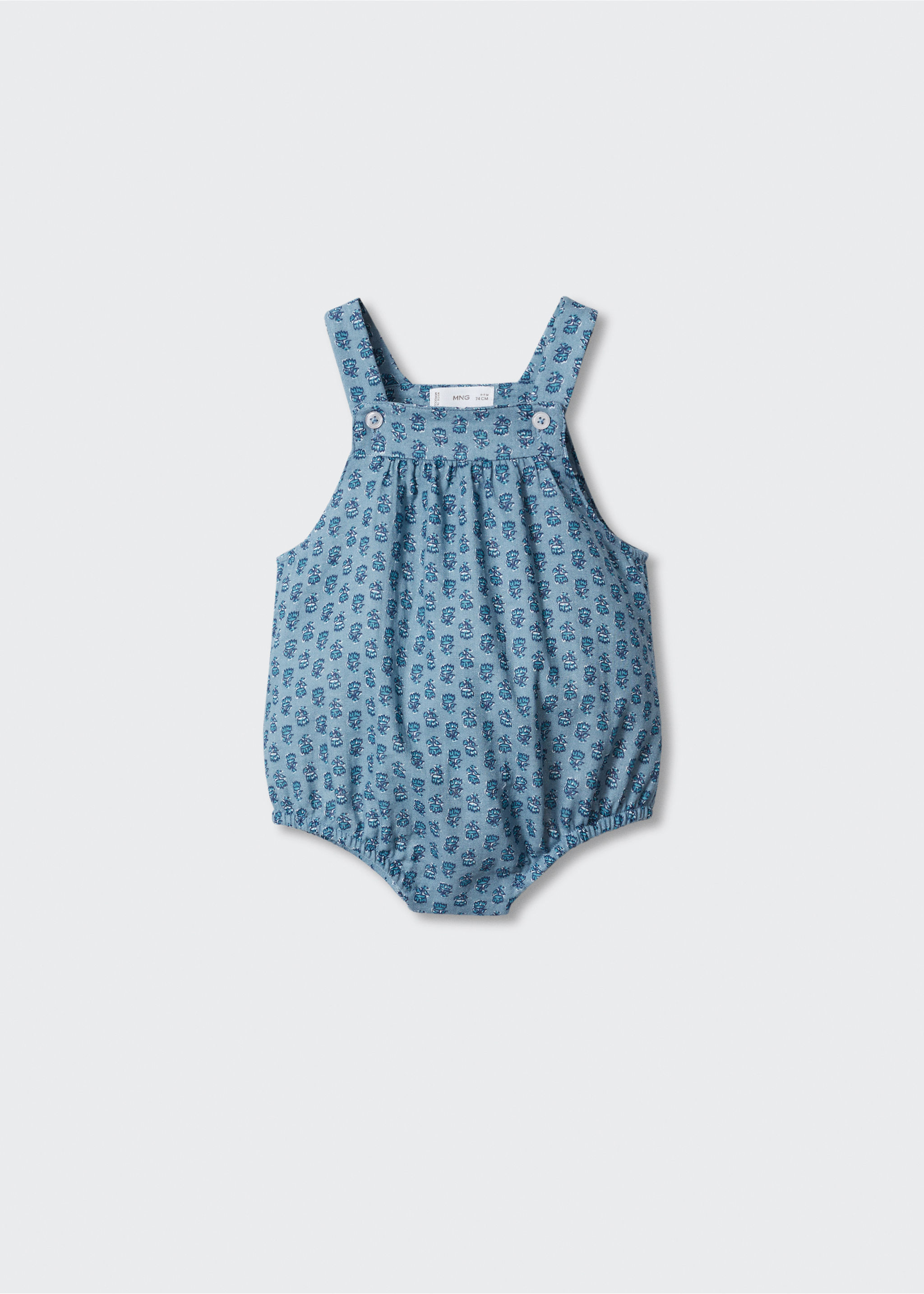 Print cotton one-piece suit - Article without model