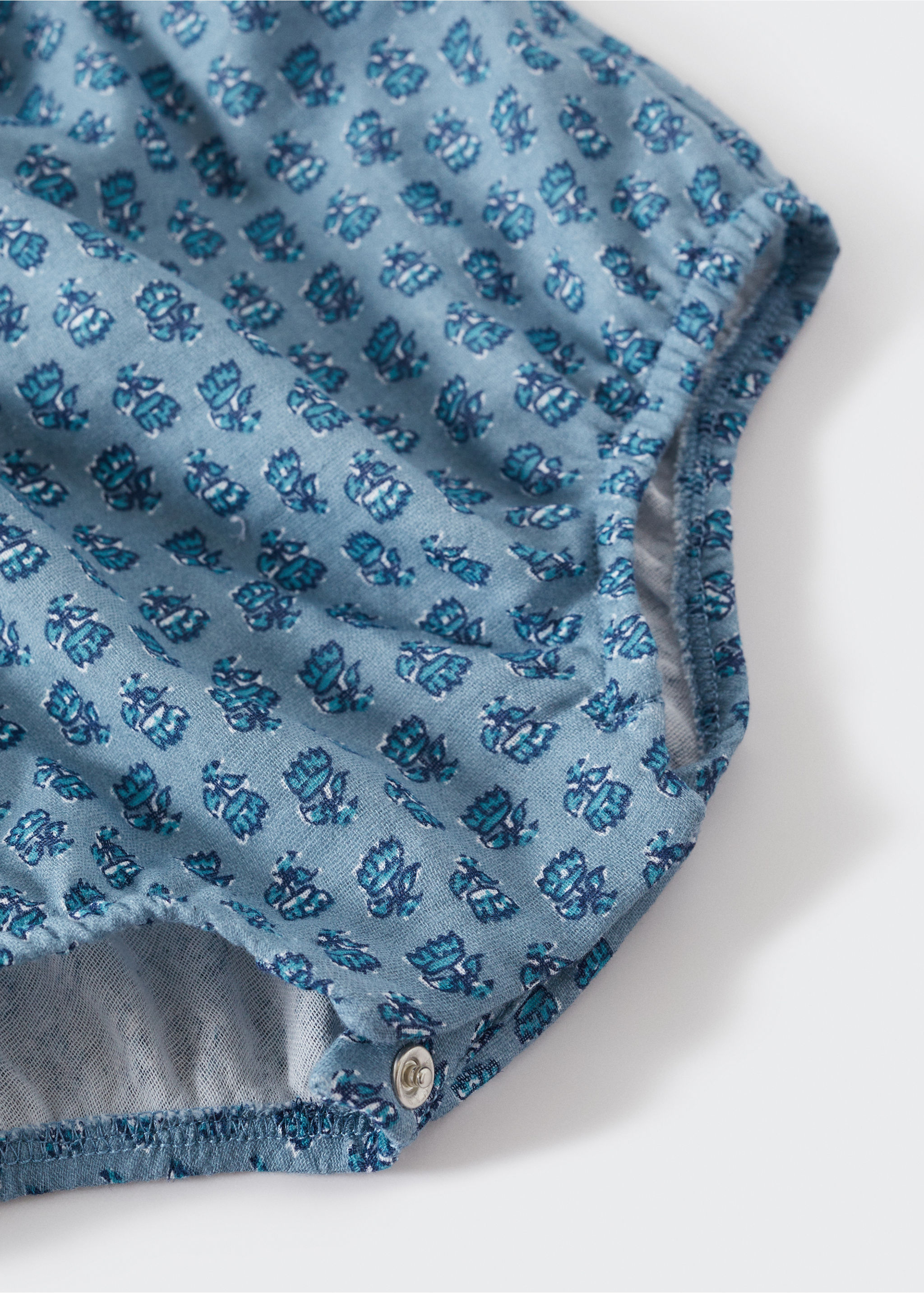 Print cotton one-piece suit - Details of the article 0