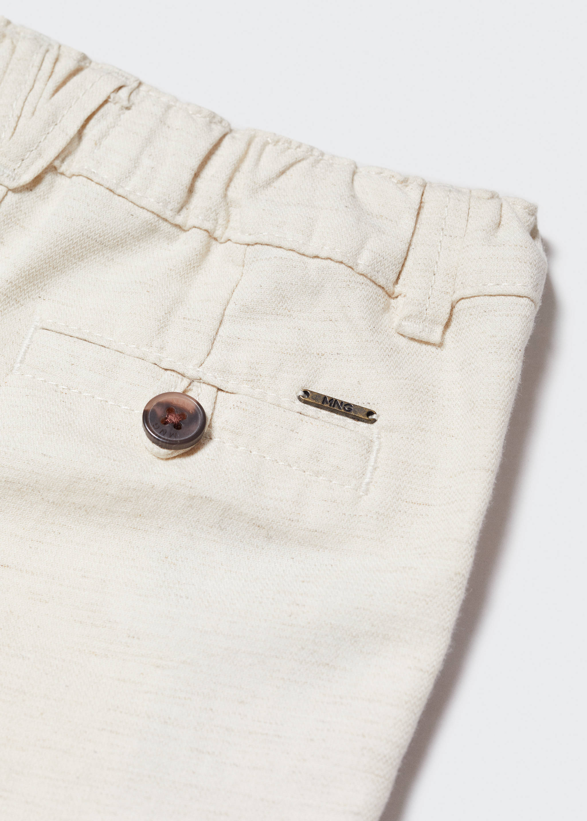 Cotton chino style Bermuda shorts - Details of the article 8