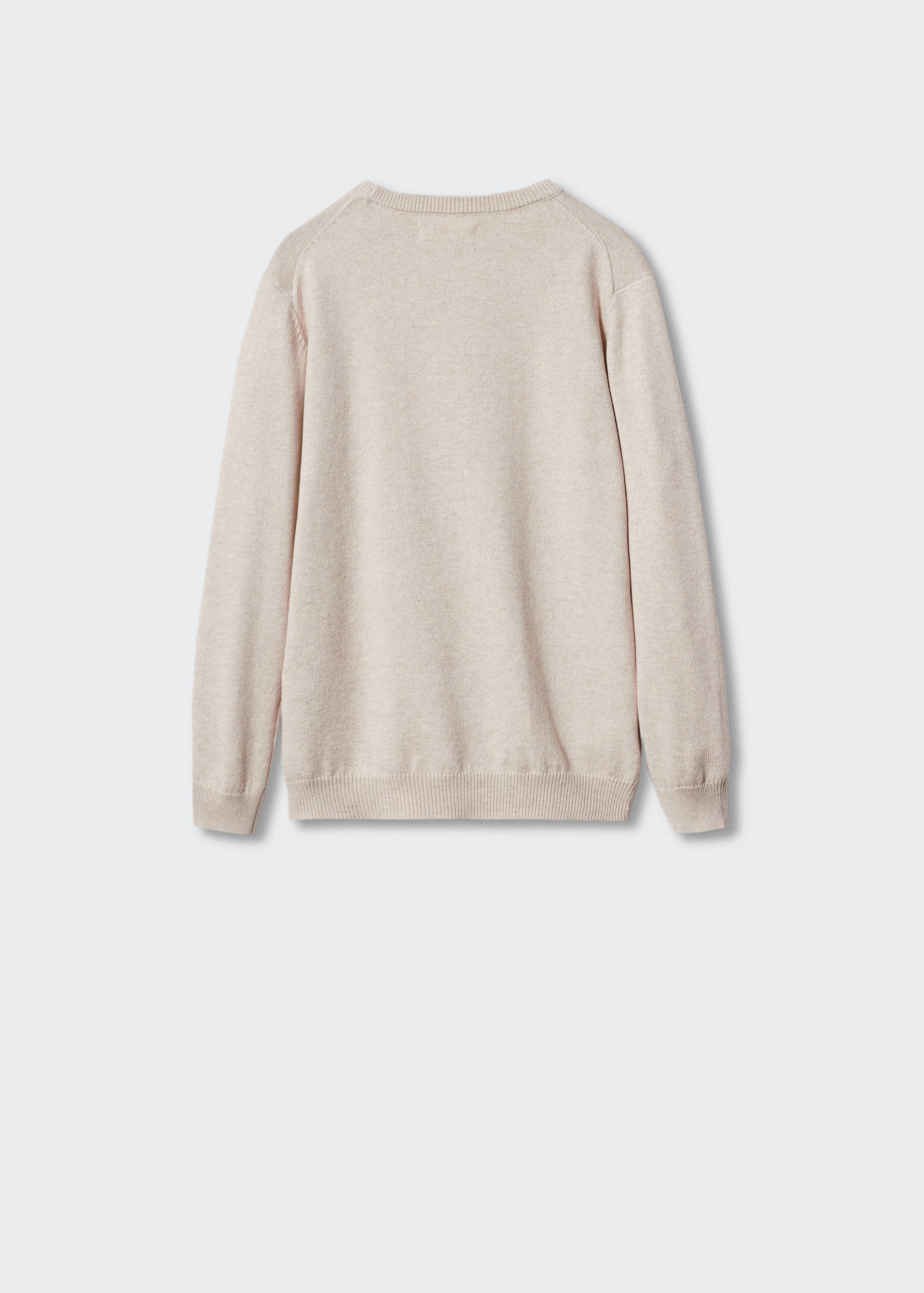 Fine-knit sweater - Reverse of the article
