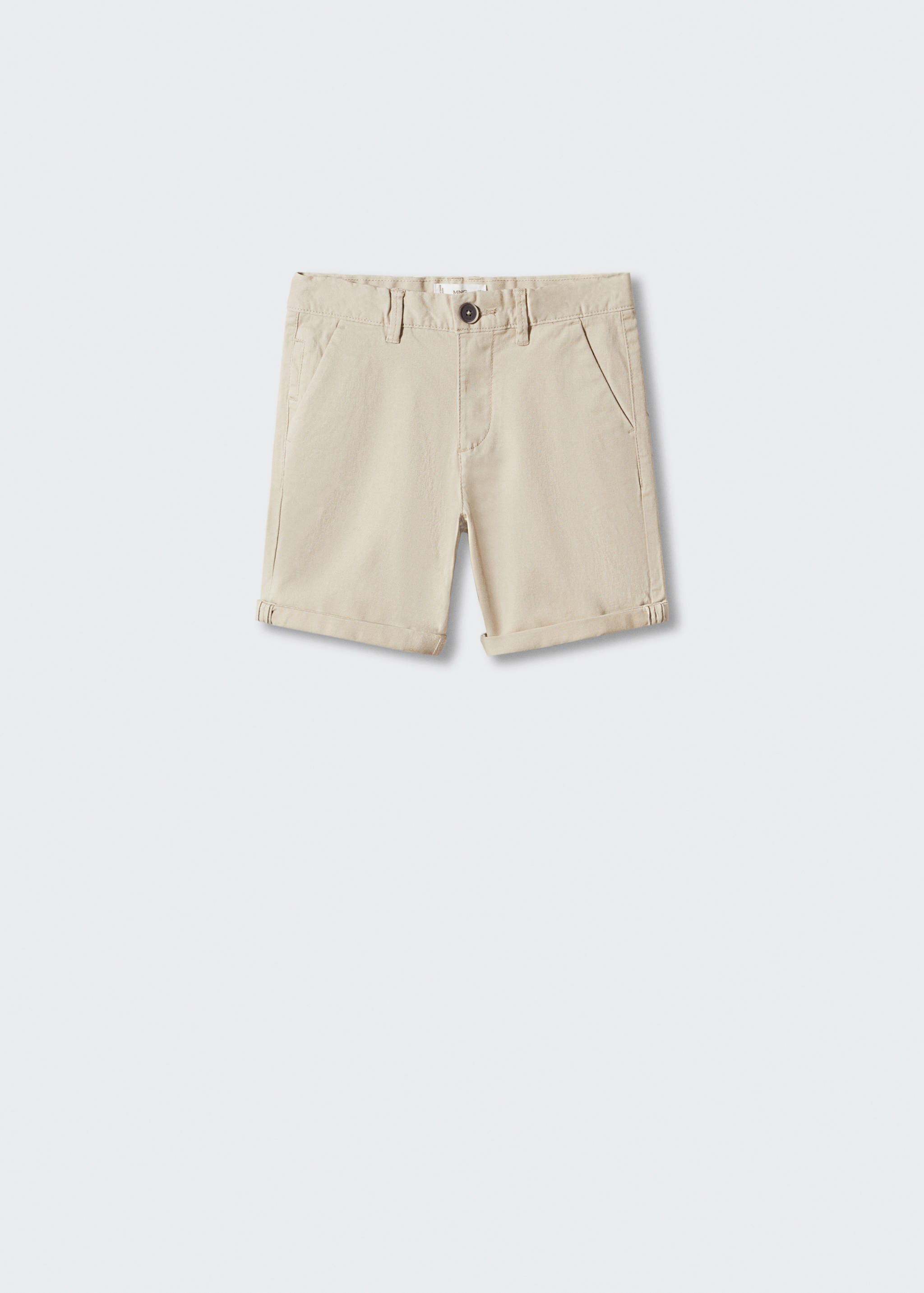 Cotton chino style Bermuda shorts - Article without model