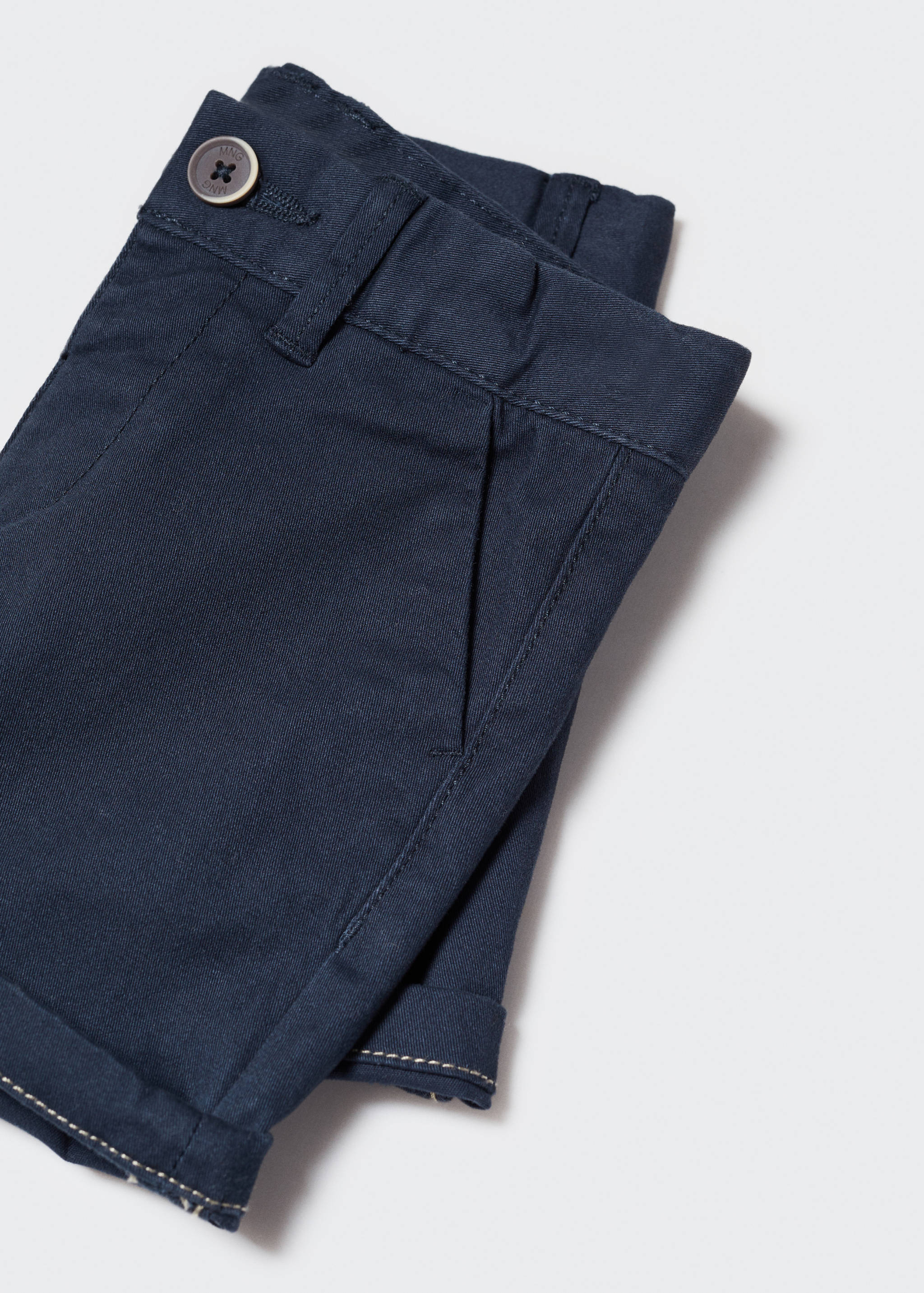 Cotton chino style Bermuda shorts - Details of the article 8
