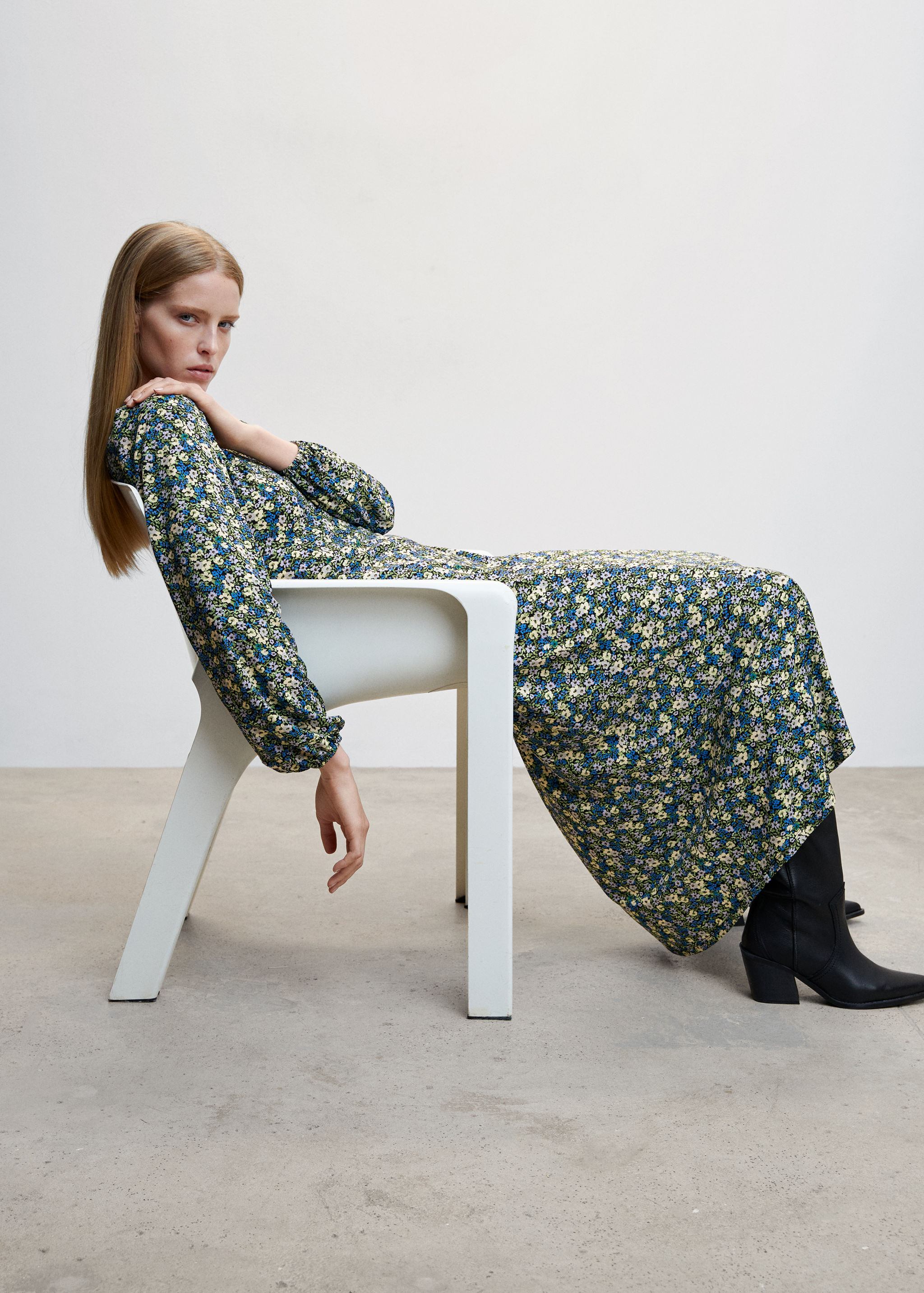 Vestit detall tall estampat - Detall de l'article 2