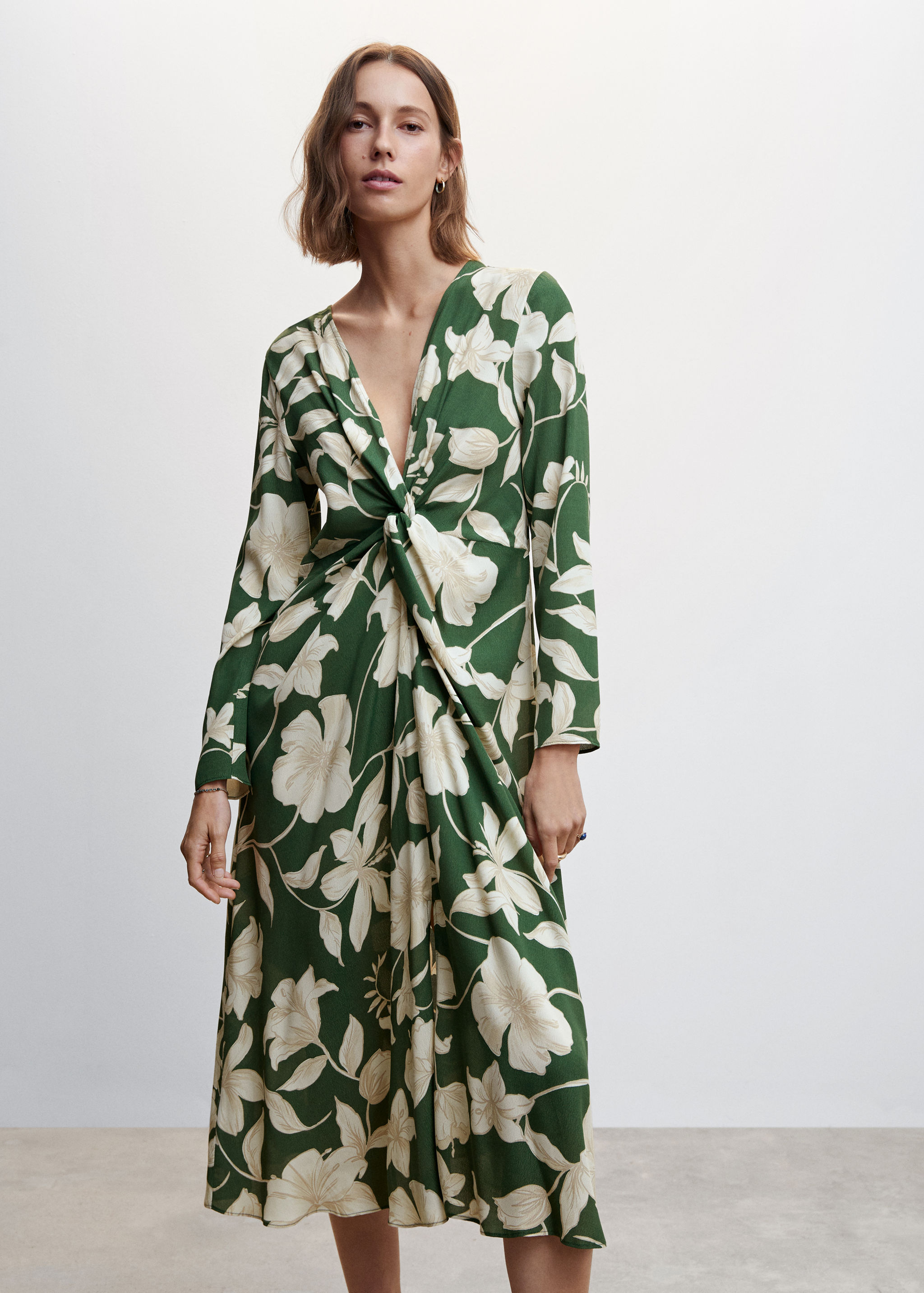 Vestit floral setinat - Pla mig