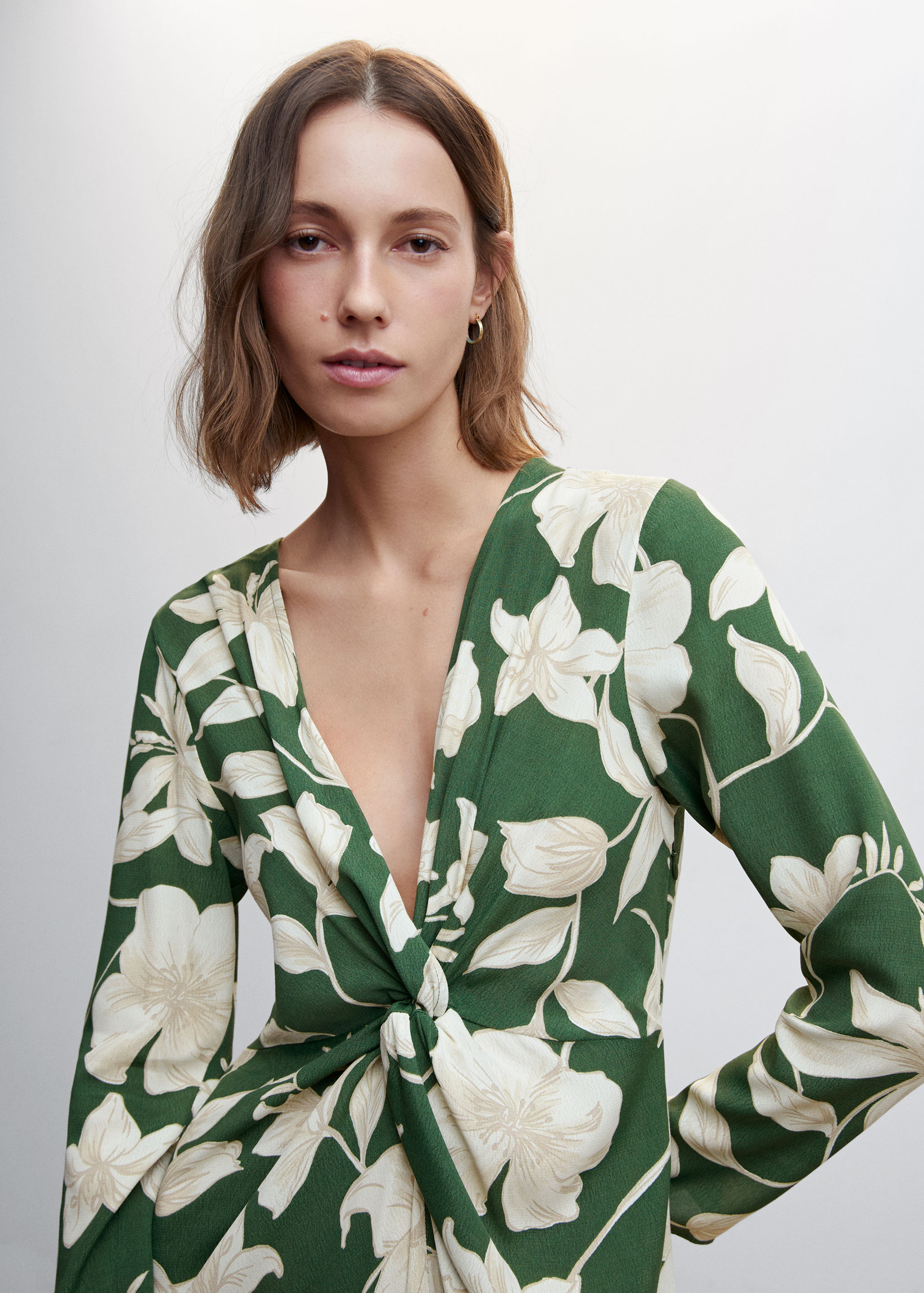 Vestit floral setinat - Detall de l'article 1