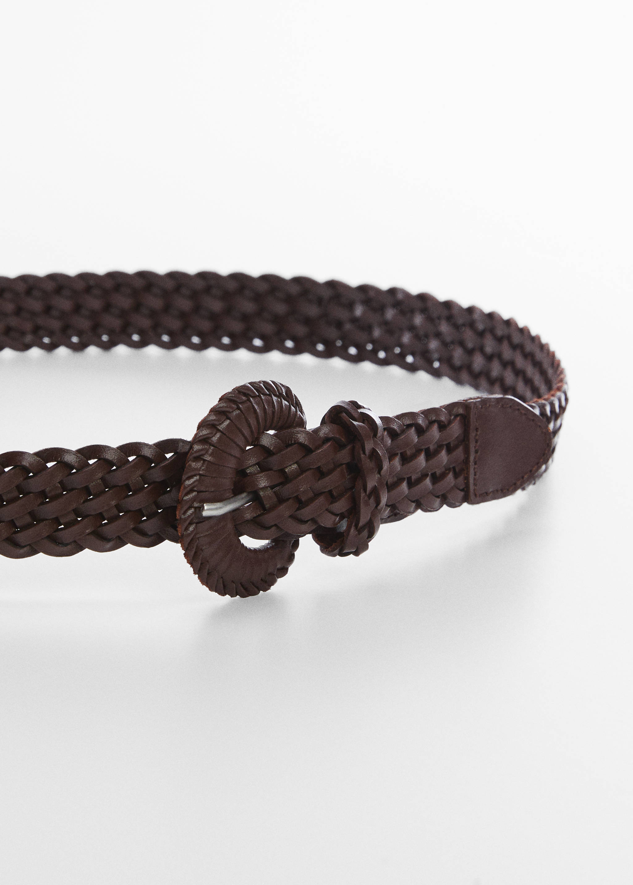 Ceinture en cuir tressée - Détail de l'article 1
