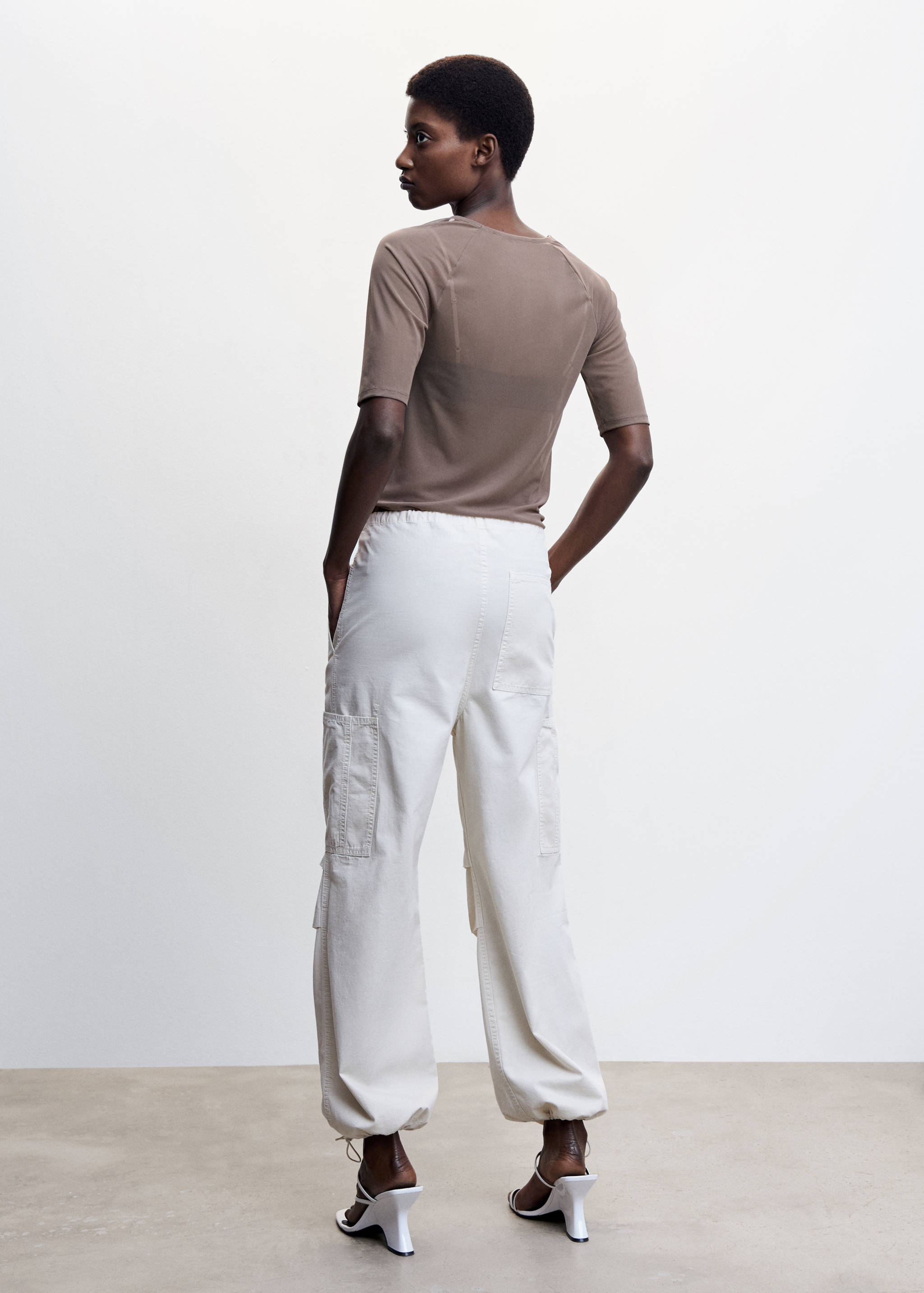 Semi-transparent bra top - Reverse of the article