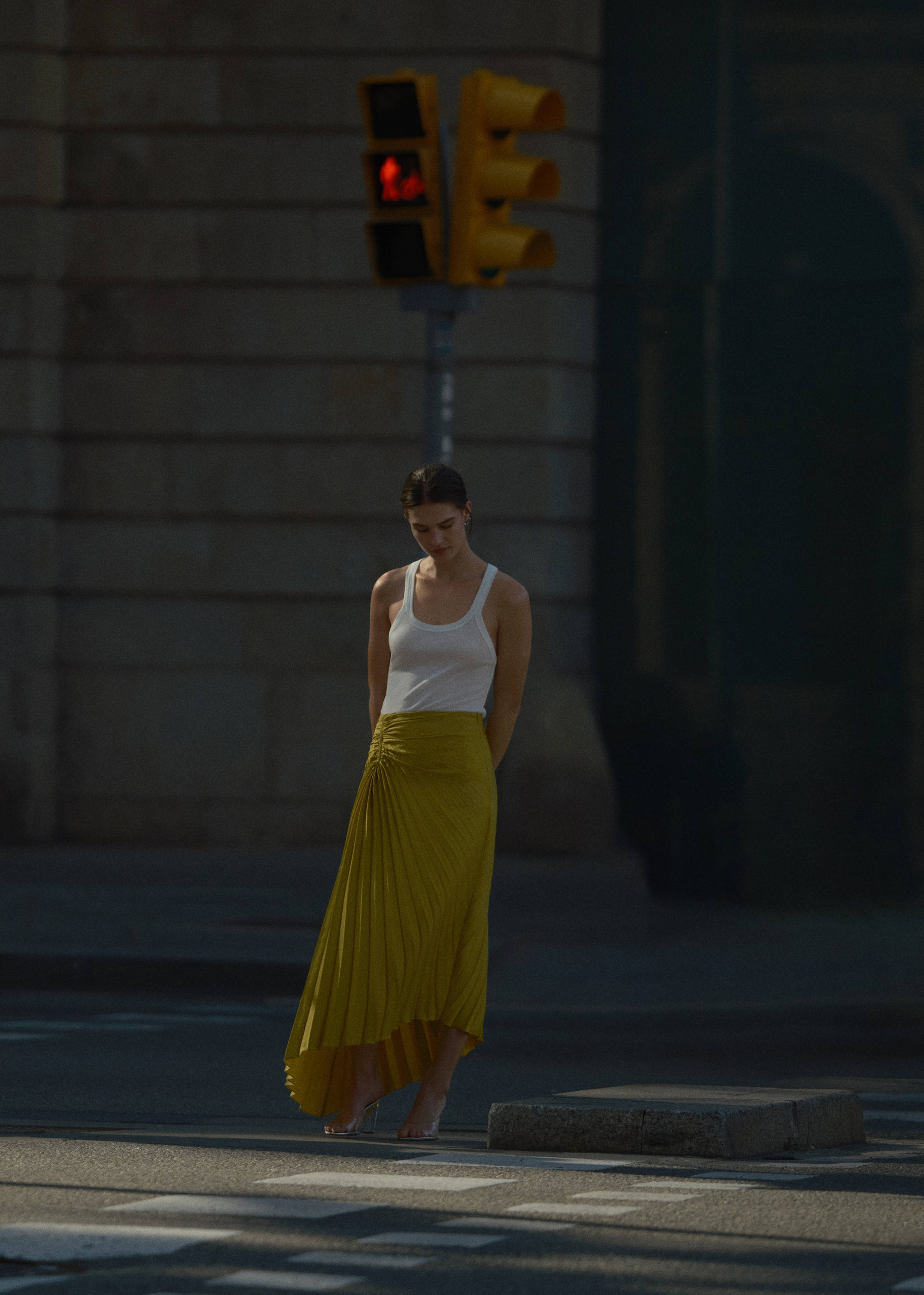 Jupe plissée asymétrique - Détail de l'article 6