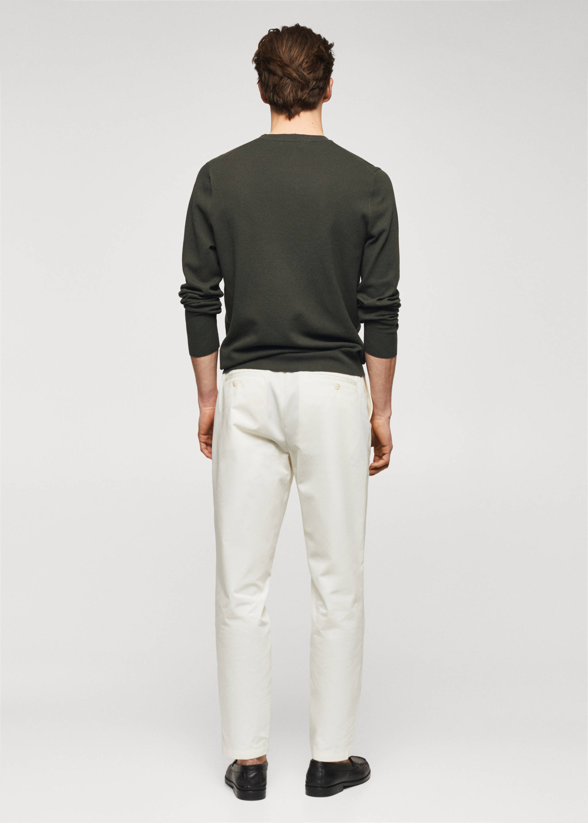 Fine-knit sweater - Reverse of the article