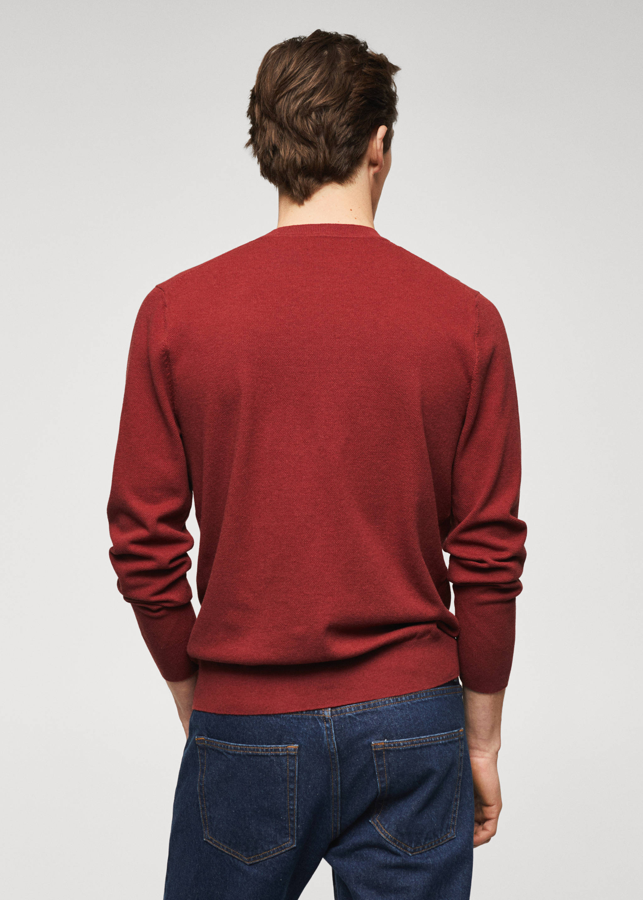 Fine-knit sweater - Reverse of the article