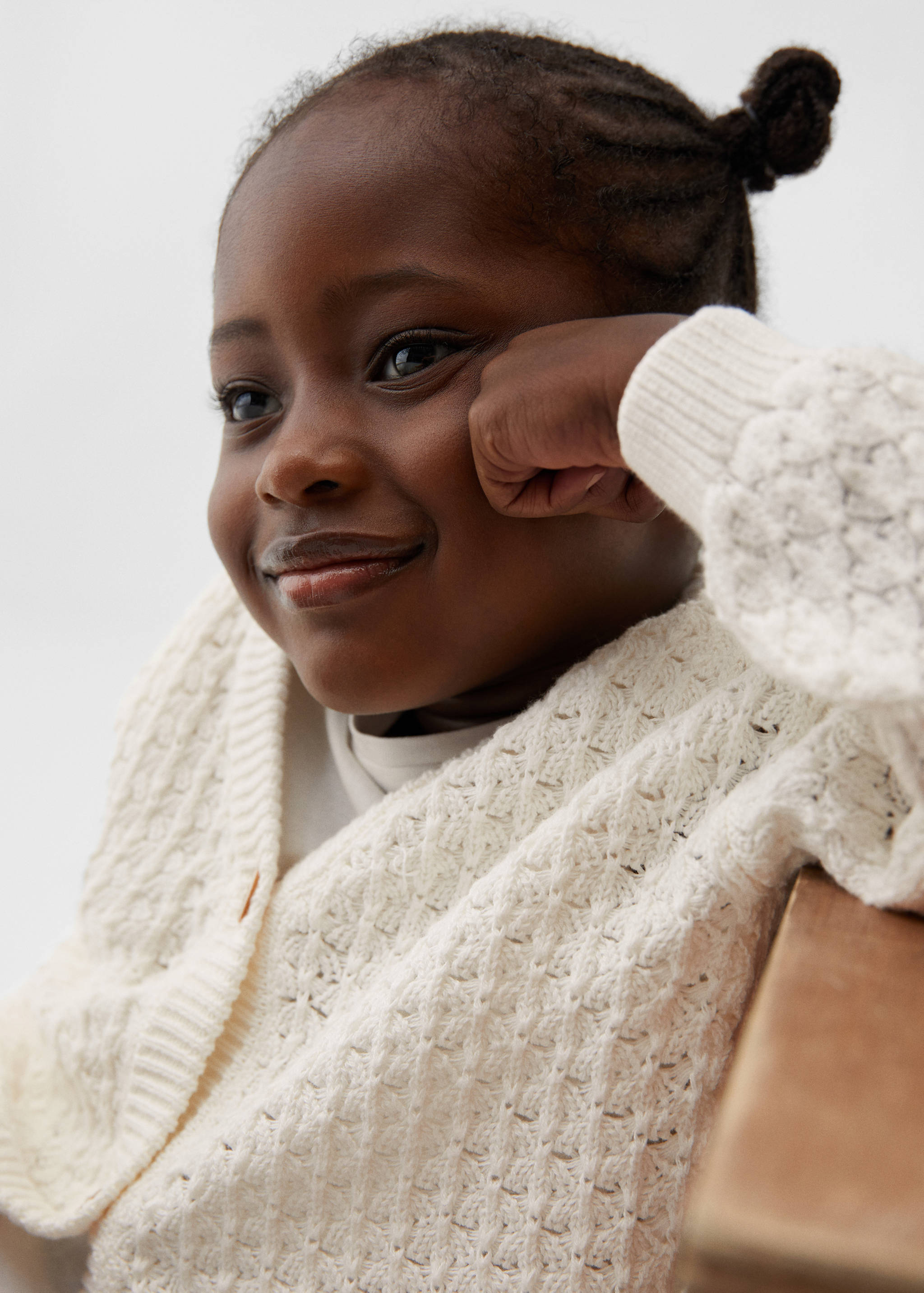 Cotton-blend cardigan - Details of the article 1
