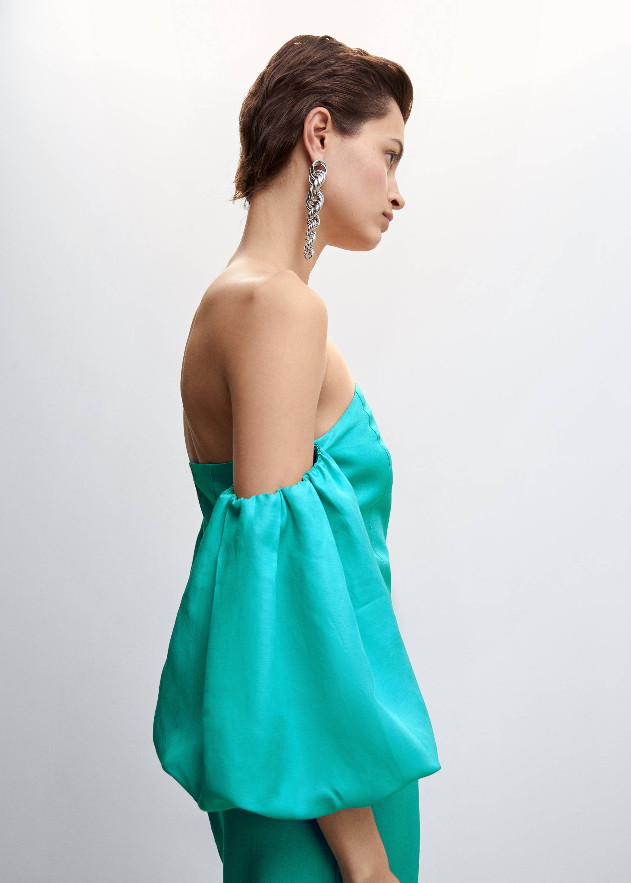 Top tip corset cu mâneci bufante - Detaliu al articolului 1