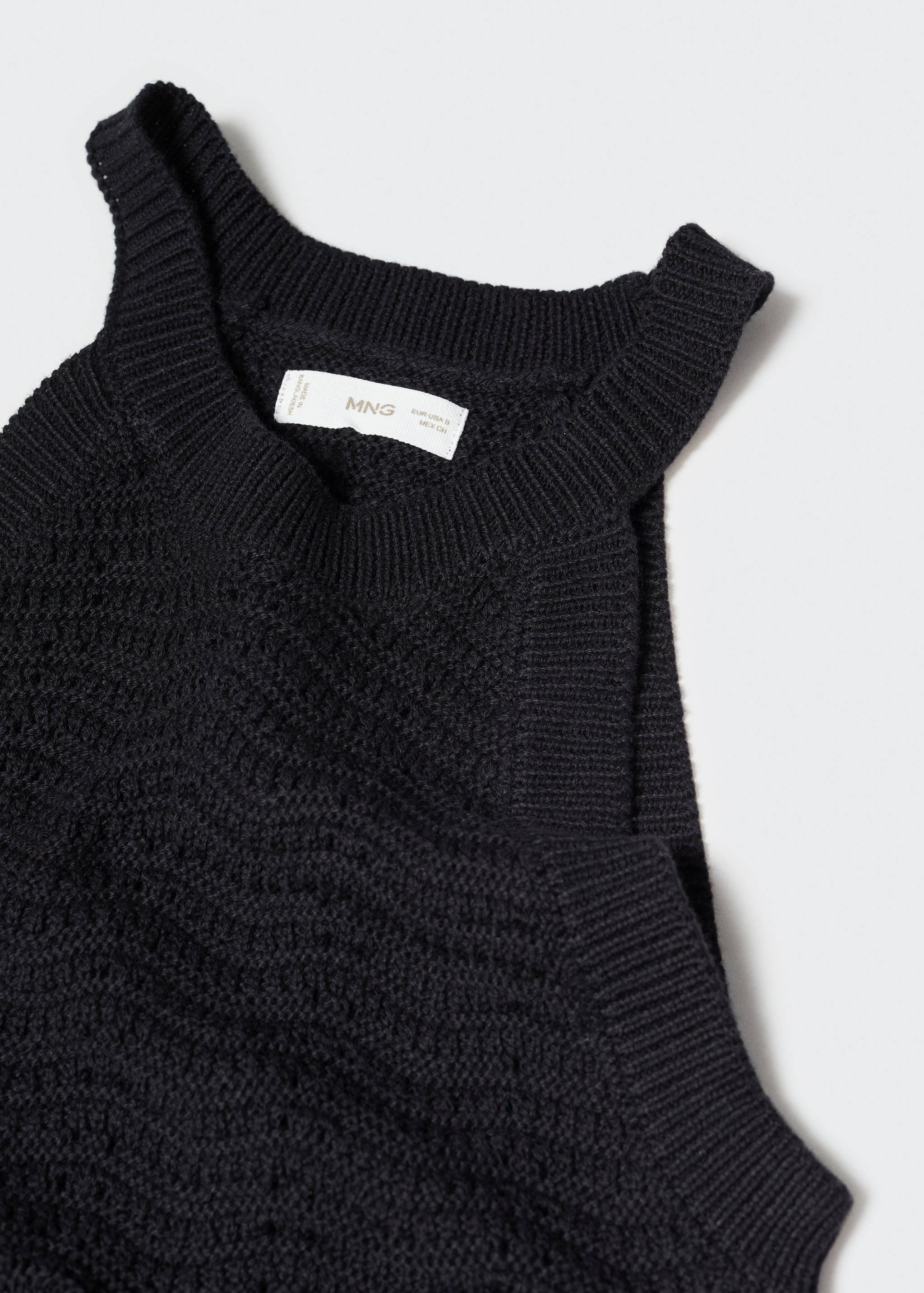 Halter openwork dress - Details of the article 8