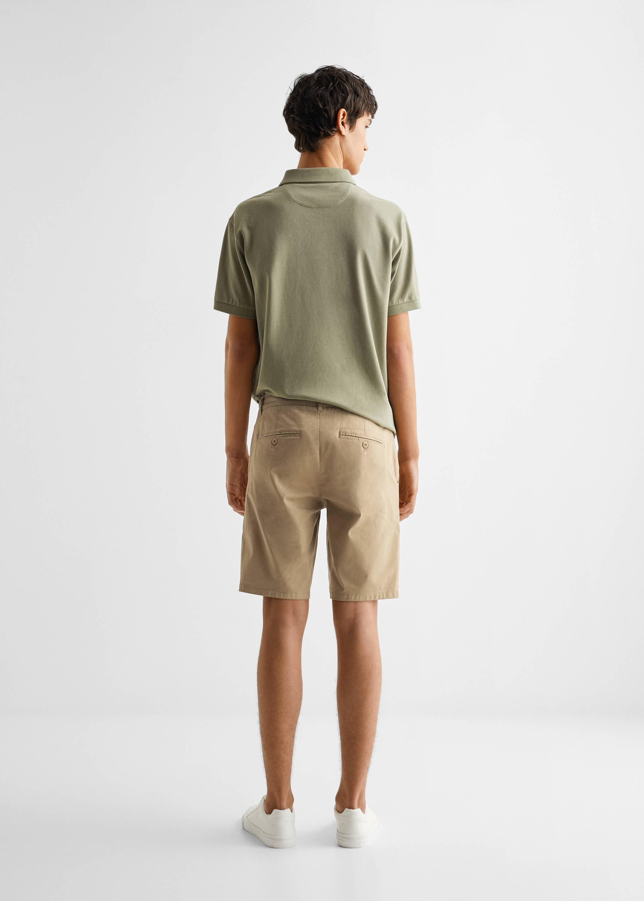 Cotton Bermuda shorts - Reverse of the article