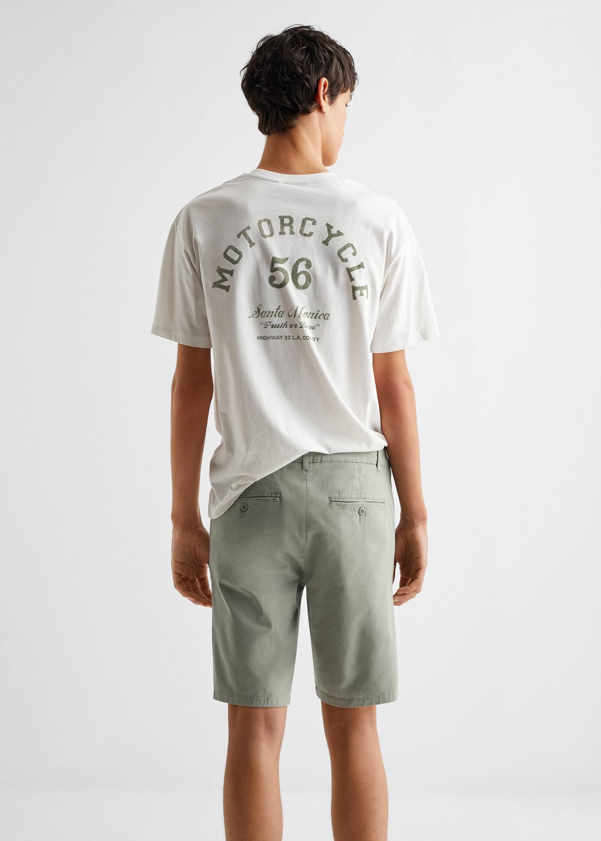 Cotton Bermuda shorts - Reverse of the article