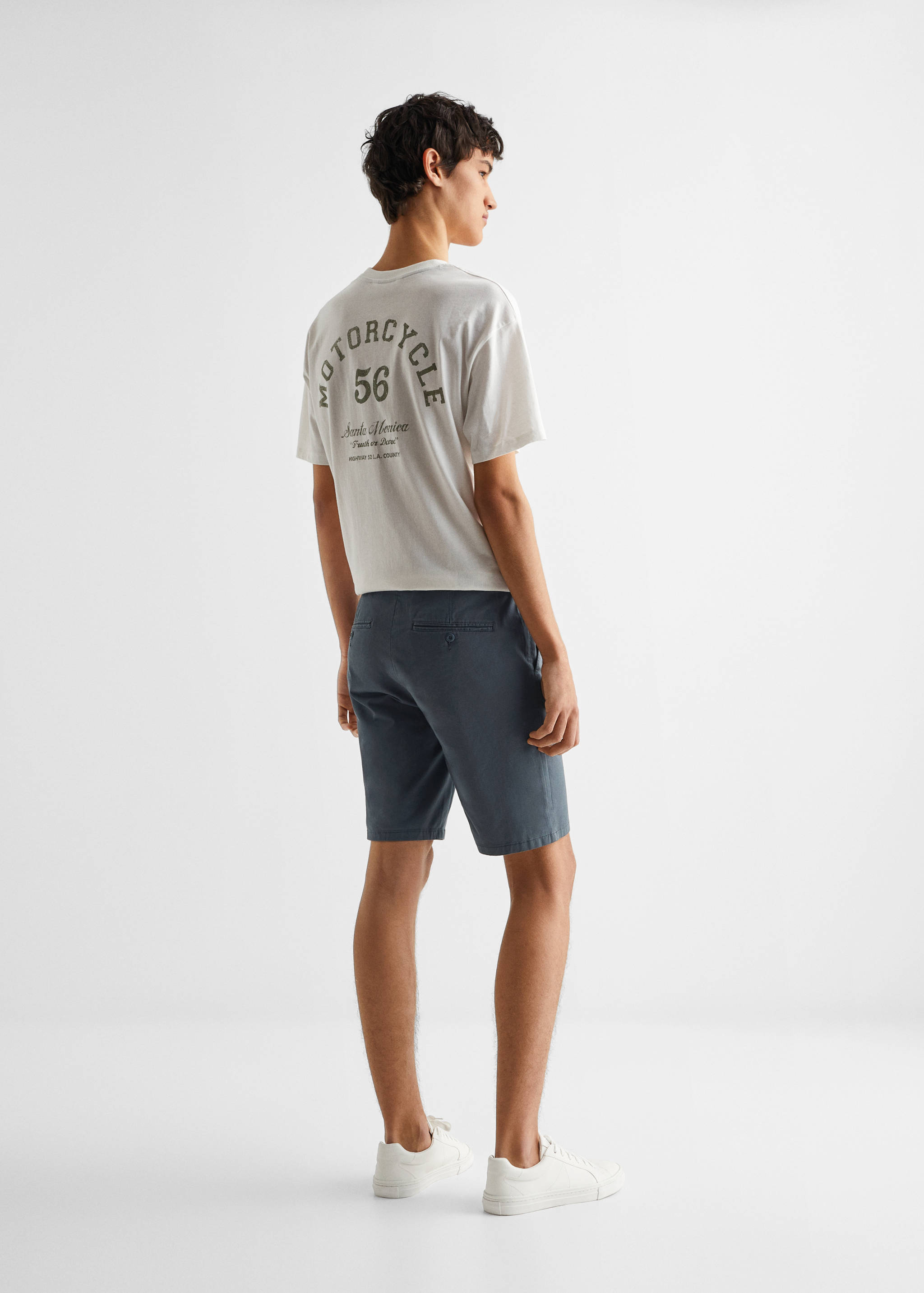 Cotton Bermuda shorts - Reverse of the article