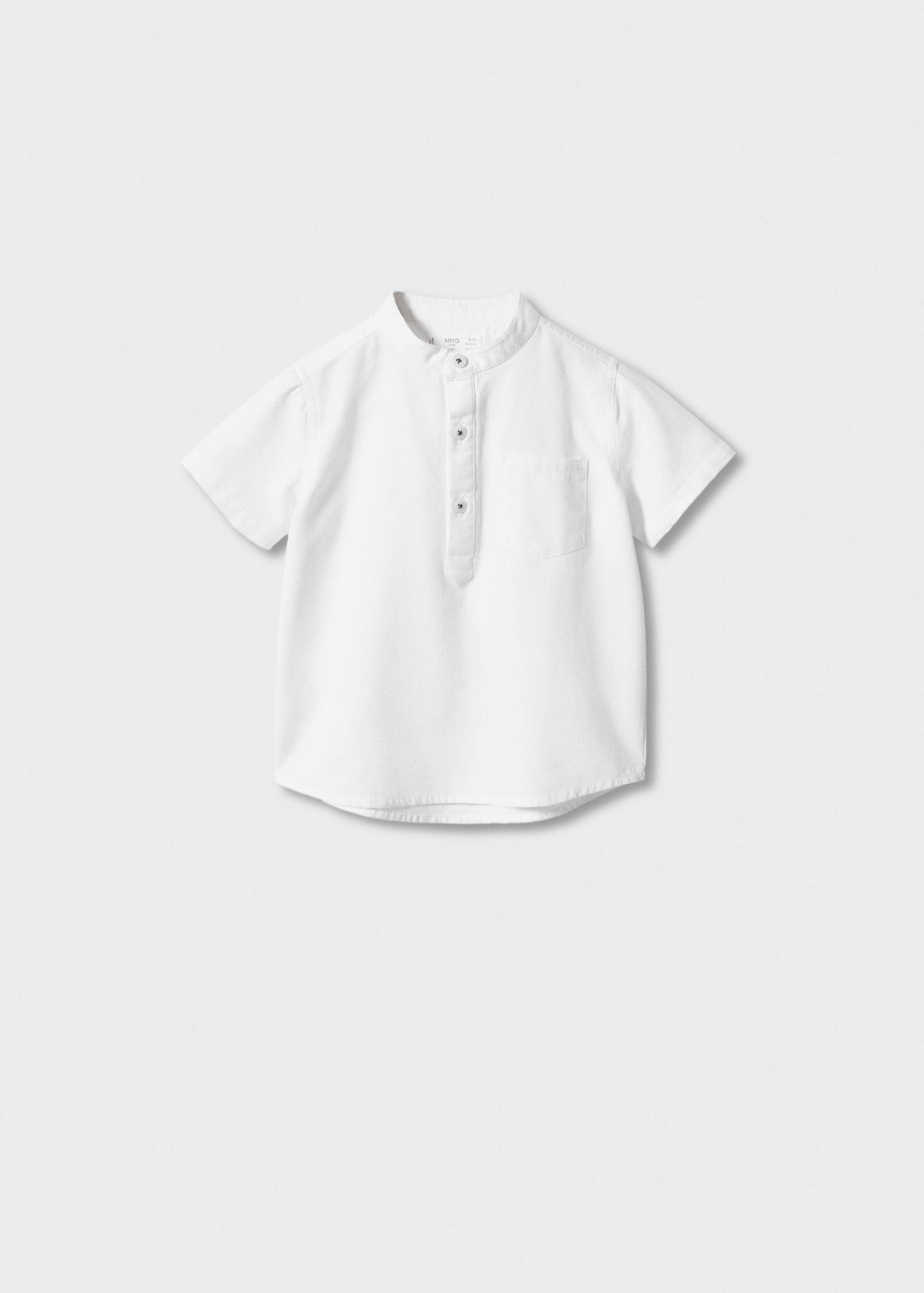 Mao collar shirt - Article without model