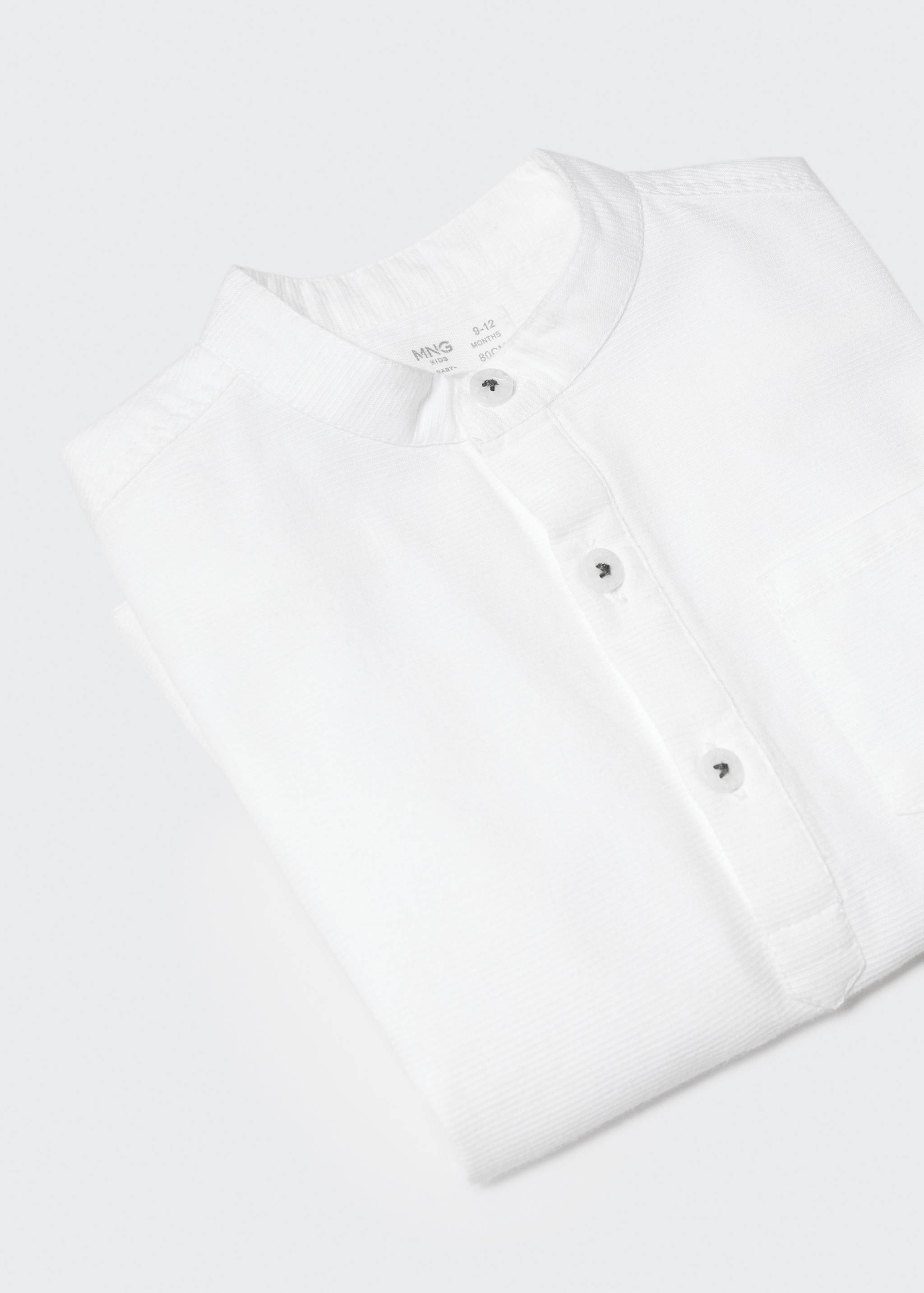 Mao collar shirt - Details of the article 0