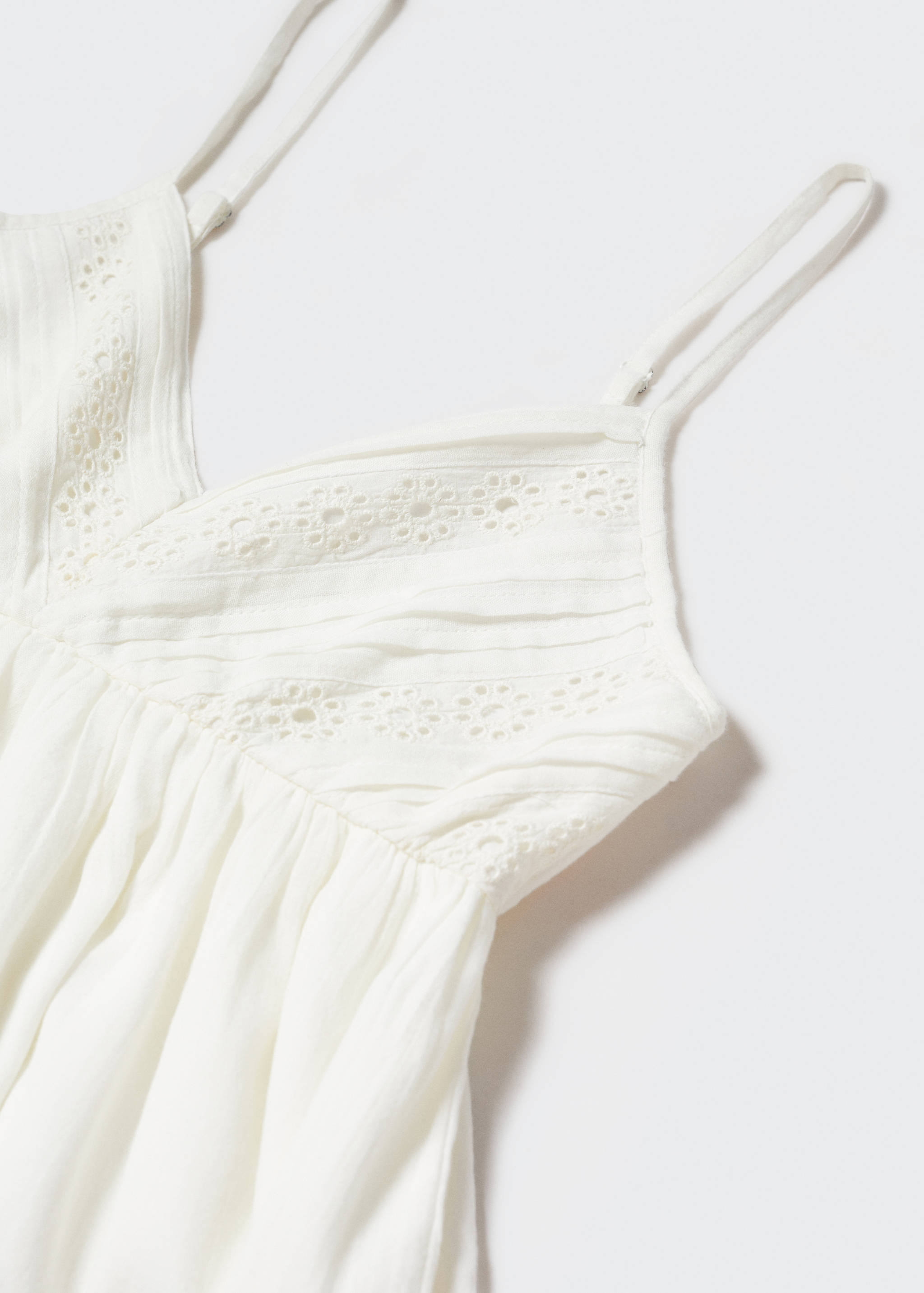 Embroidered cotton dress - Details of the article 8