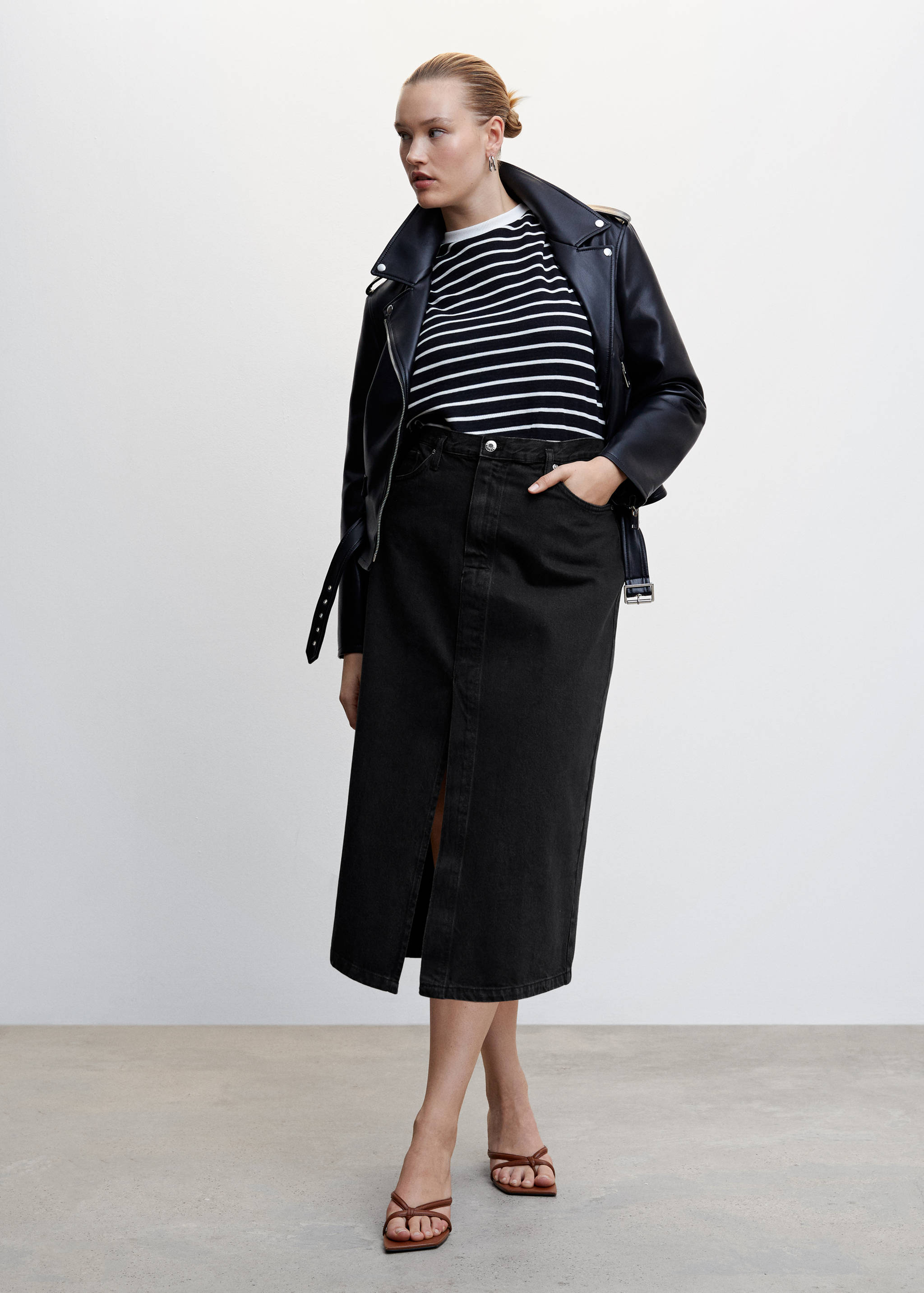 Midi-Jeansrock - Detail des Artikels 3